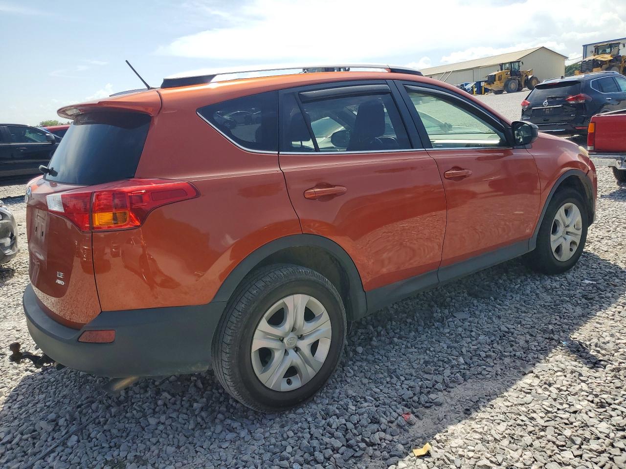 2015 Toyota Rav4 Le Оранжевый vin: JTMBFREV3FD162321