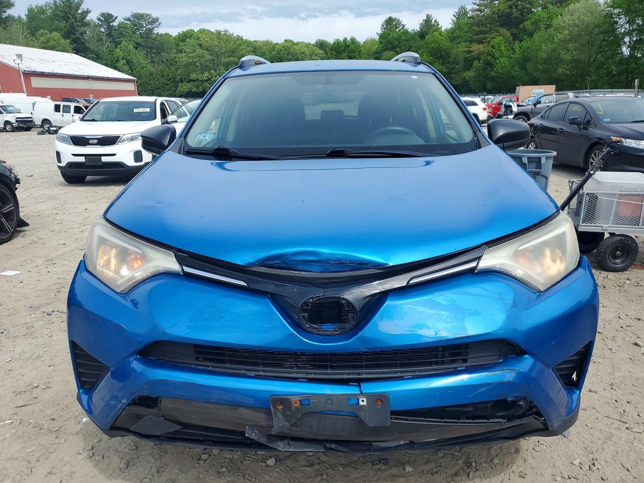 2016 Toyota Rav4 Le Синий vin: JTMBFREV3GJ065154