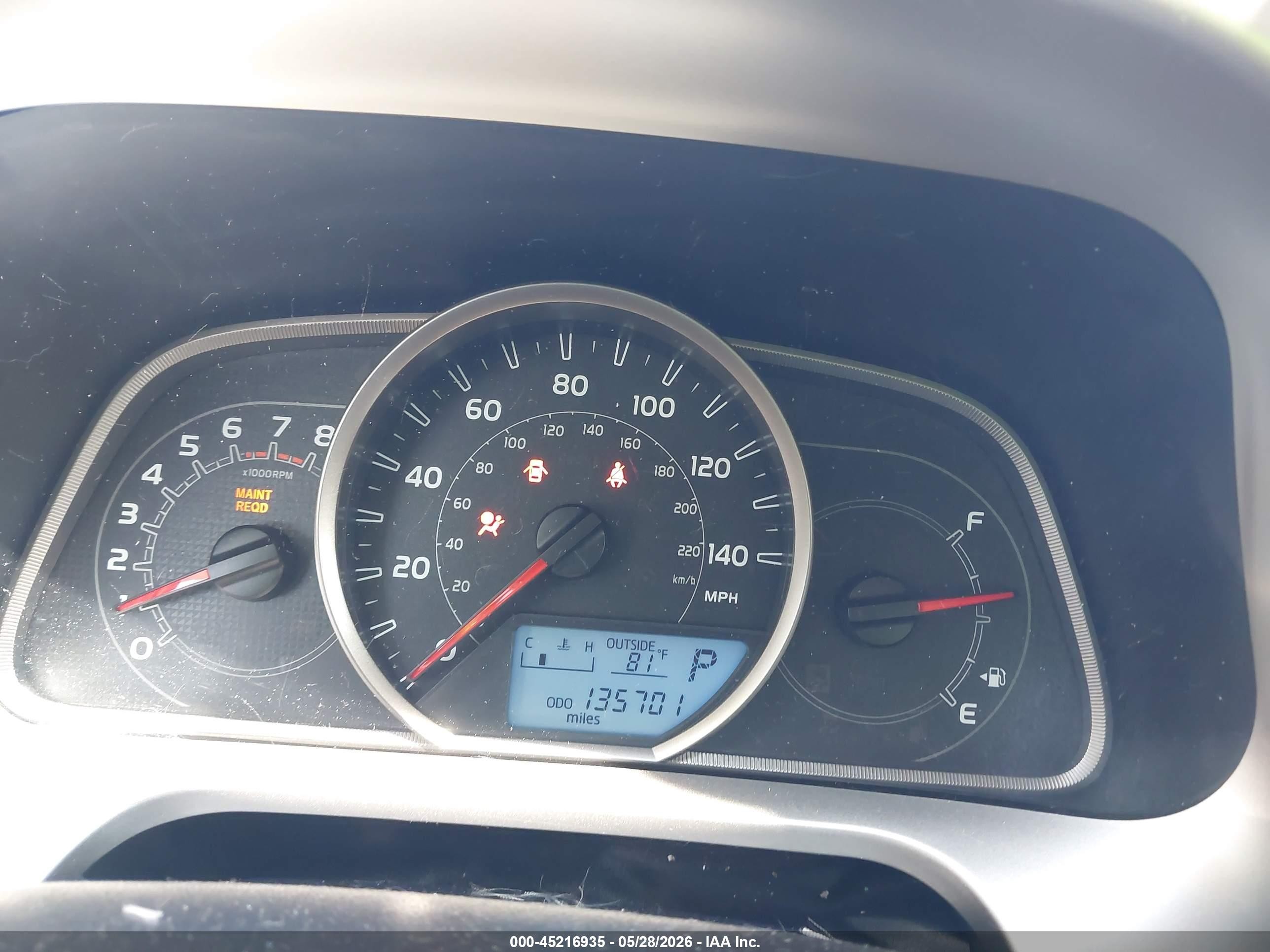2013 Toyota Rav4 Le Blue vin: JTMBFREV4D5008286