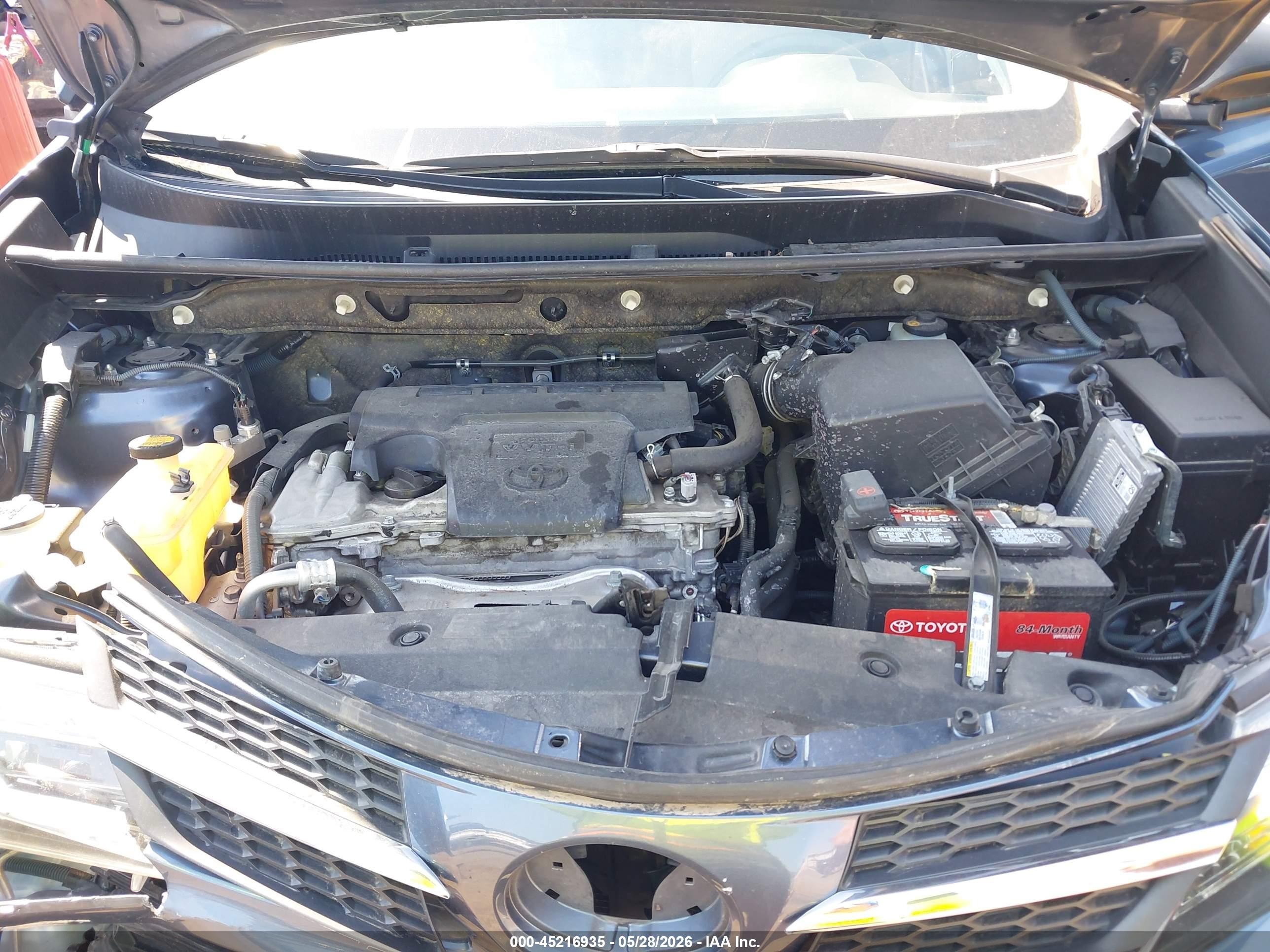 2013 Toyota Rav4 Le Blue vin: JTMBFREV4D5008286