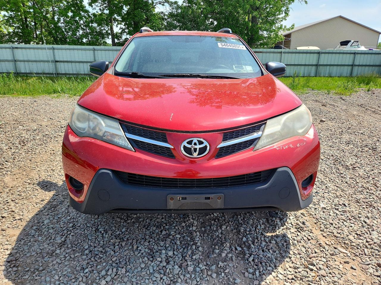 2013 Toyota Rav4 Le Красный vin: JTMBFREV4D5018798