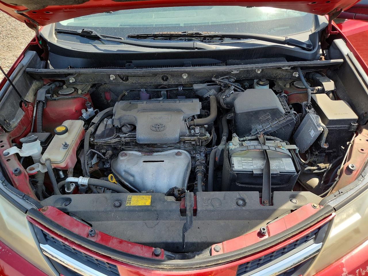 2013 Toyota Rav4 Le Красный vin: JTMBFREV4D5018798