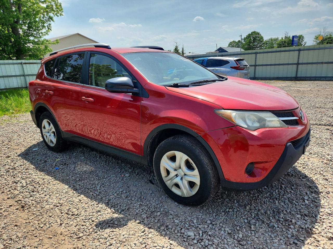 2013 Toyota Rav4 Le Красный vin: JTMBFREV4D5018798