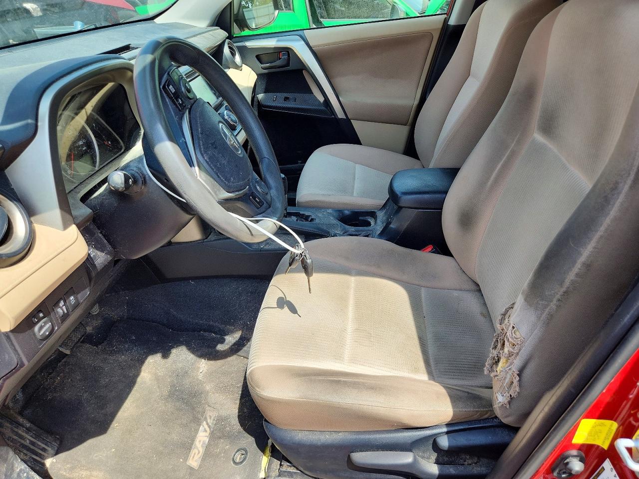 2013 Toyota Rav4 Le Красный vin: JTMBFREV4D5018798