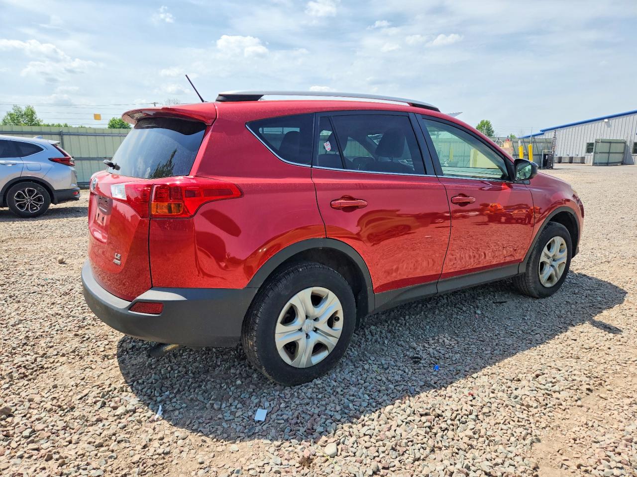 2013 Toyota Rav4 Le Красный vin: JTMBFREV4D5018798