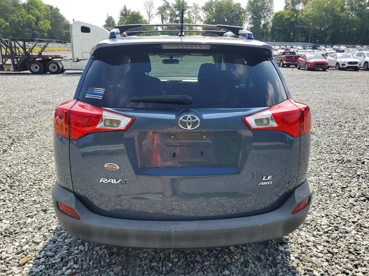 2013 Toyota Rav4 Le Blue vin: JTMBFREV4DD024008