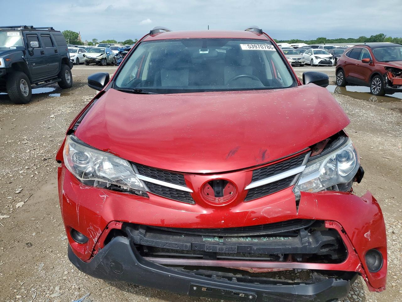 2014 Toyota Rav4 Le Red vin: JTMBFREV4EJ012637
