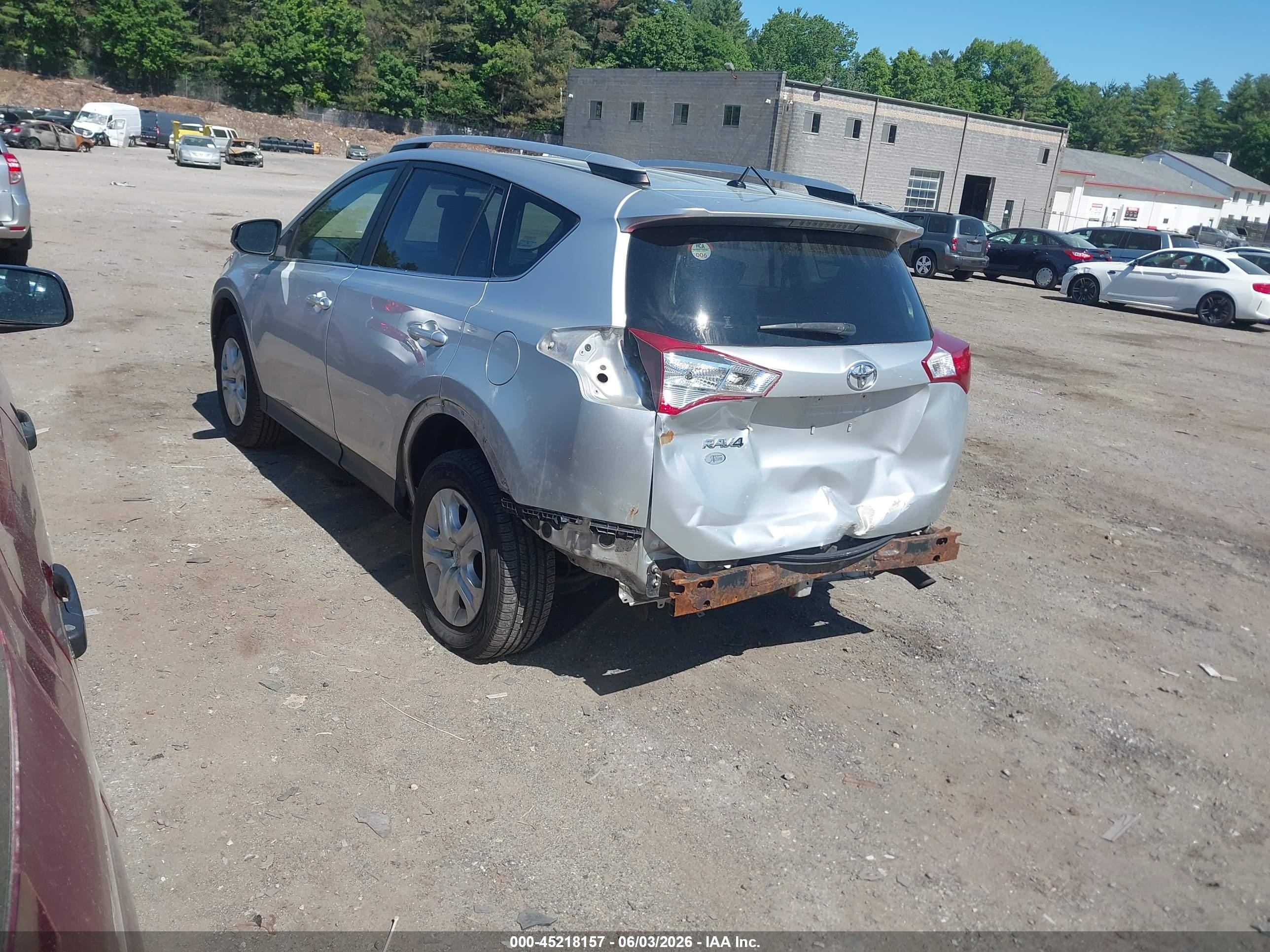 2013 Toyota Rav4 Le Silver vin: JTMBFREV5D5004733