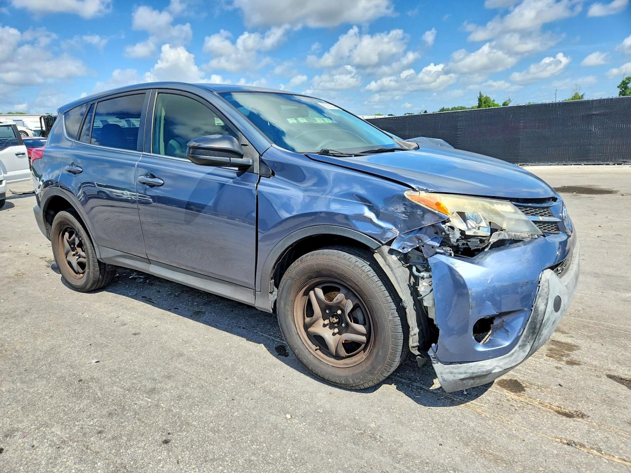 2013 Toyota Rav4 Le Blue vin: JTMBFREV5D5018096
