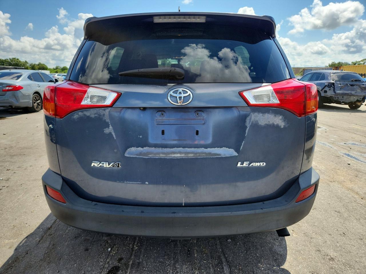 2013 Toyota Rav4 Le Blue vin: JTMBFREV5D5018096