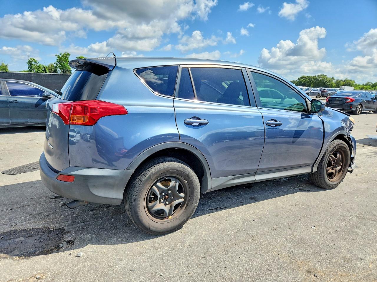 2013 Toyota Rav4 Le Blue vin: JTMBFREV5D5018096