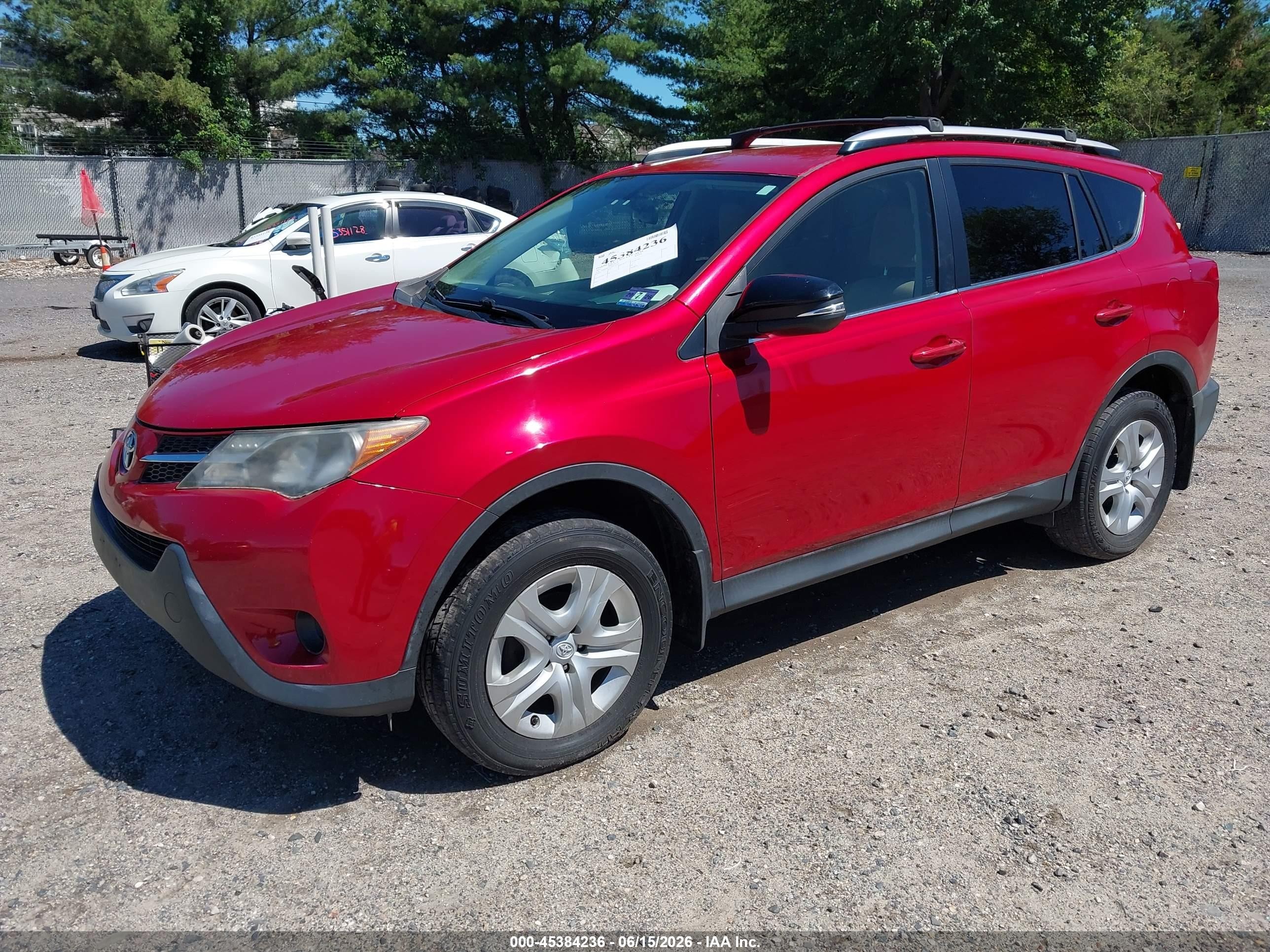 2013 Toyota Rav4 Le Red vin: JTMBFREV5D5027297