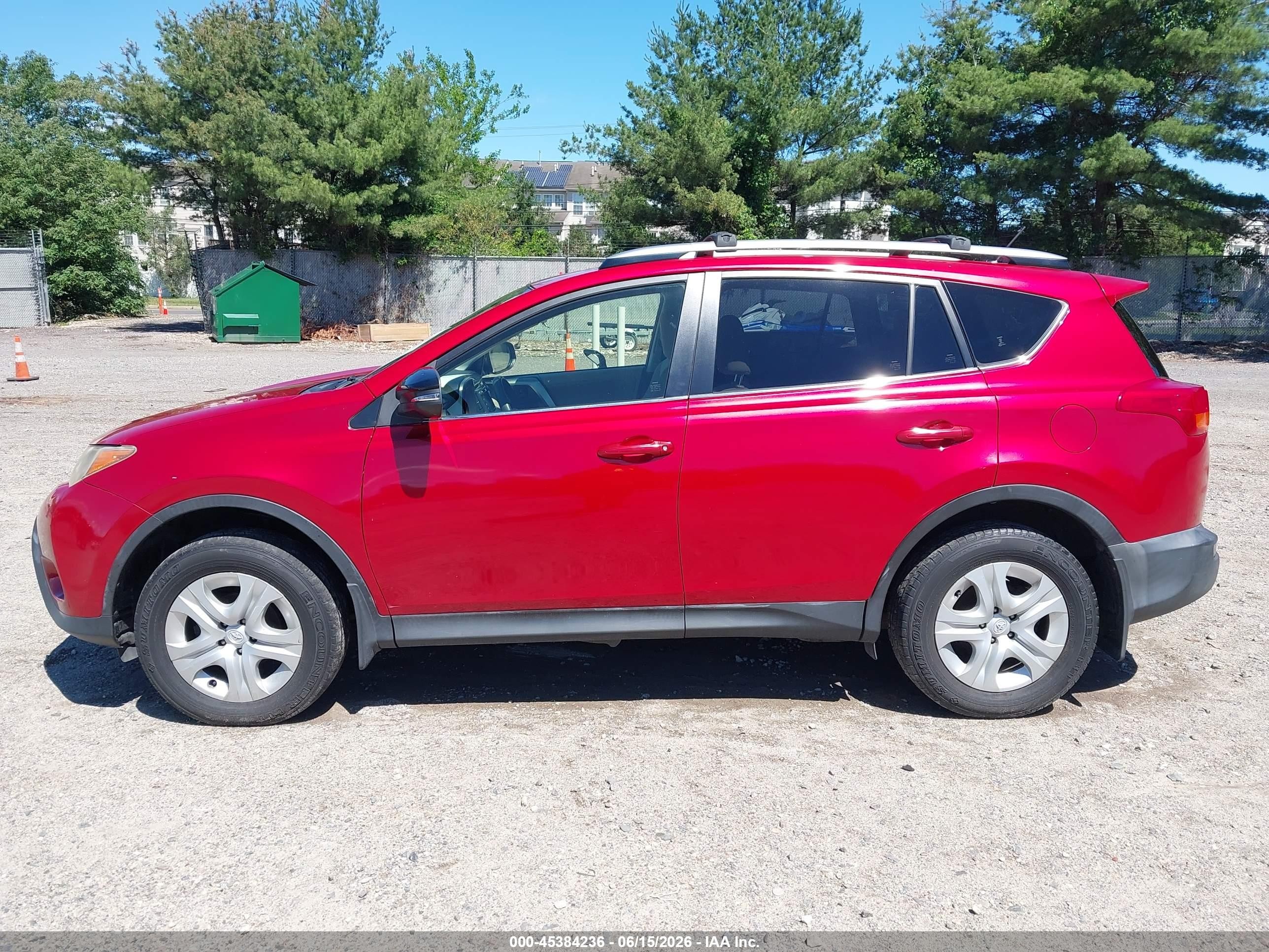2013 Toyota Rav4 Le Red vin: JTMBFREV5D5027297