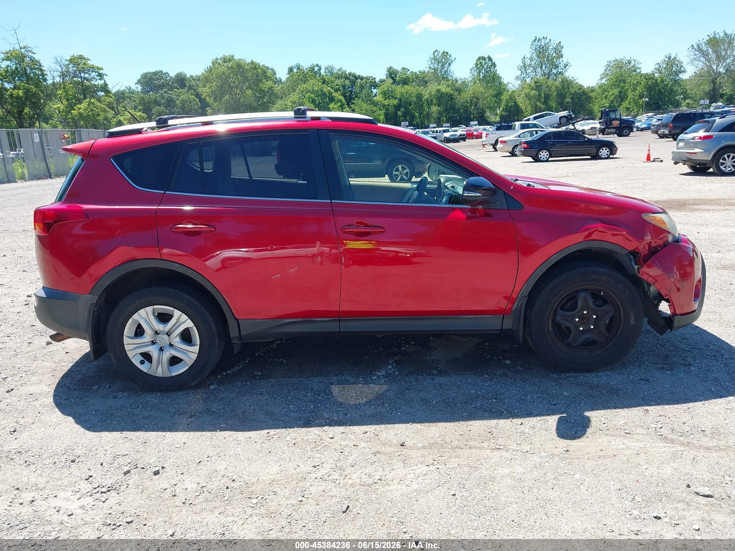 2013 Toyota Rav4 Le Red vin: JTMBFREV5D5027297