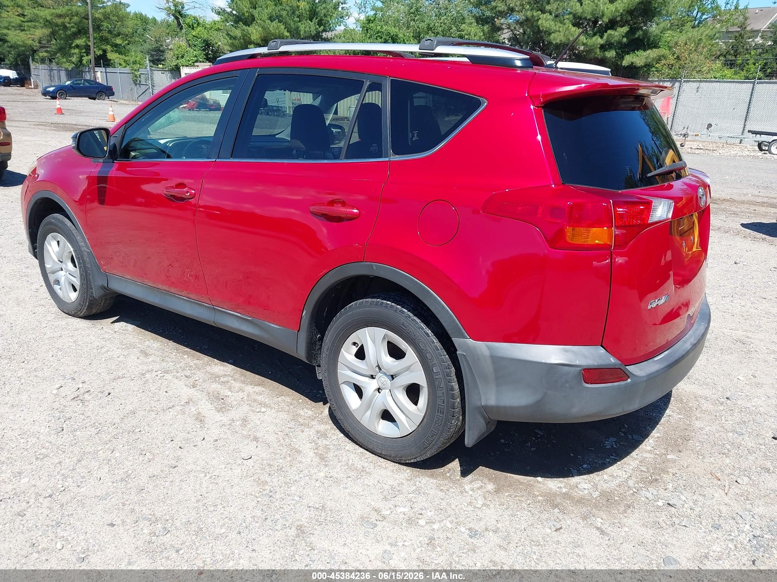 2013 Toyota Rav4 Le Red vin: JTMBFREV5D5027297