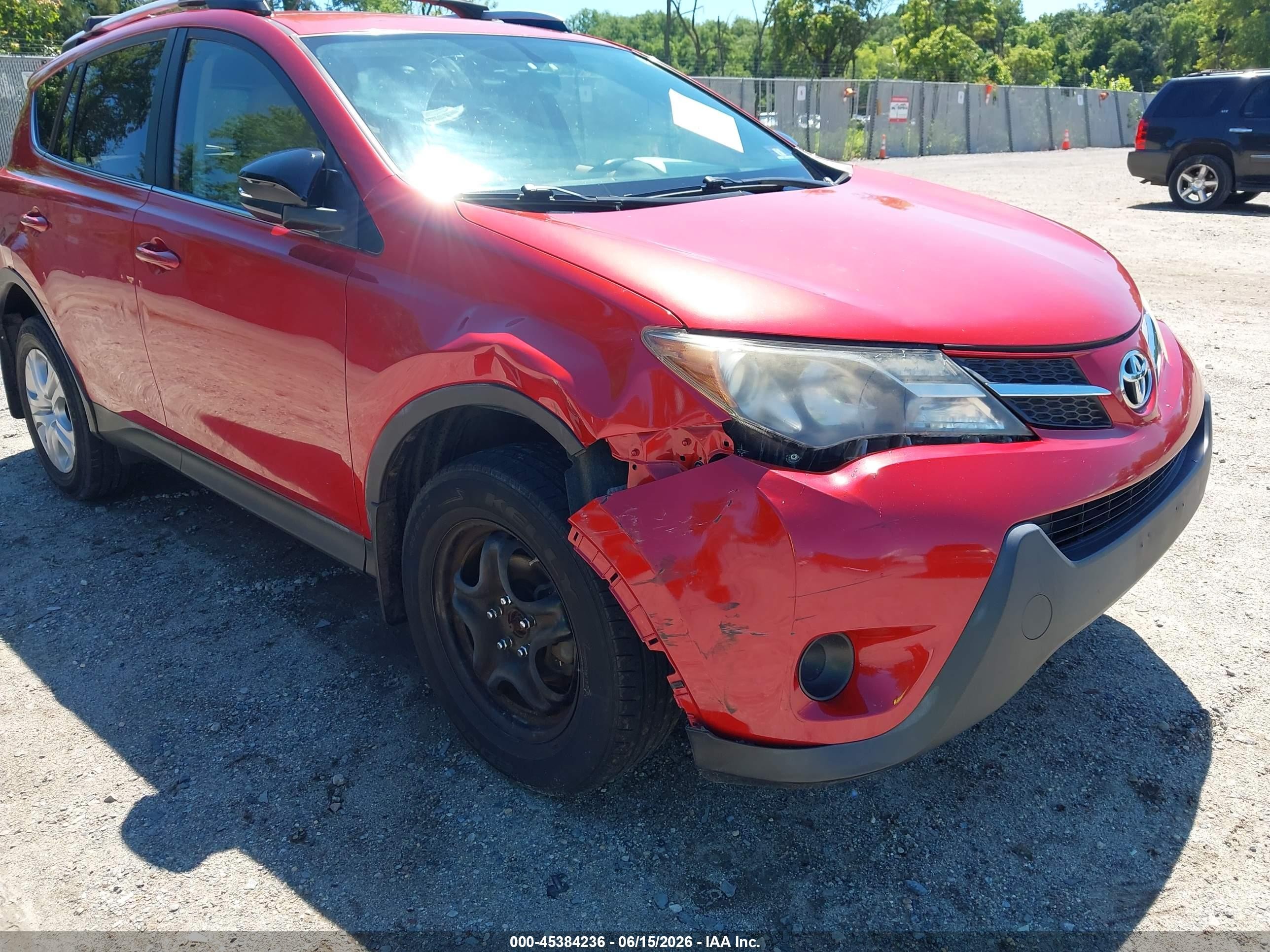 2013 Toyota Rav4 Le Red vin: JTMBFREV5D5027297