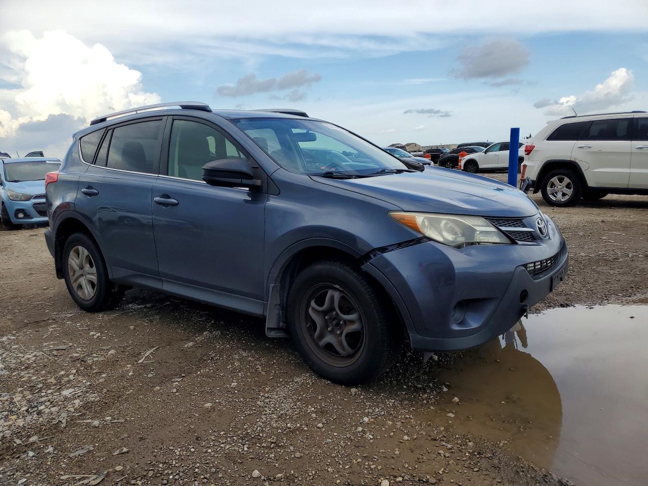 2014 Toyota Rav4 Blue vin: JTMBFREV5ED088124