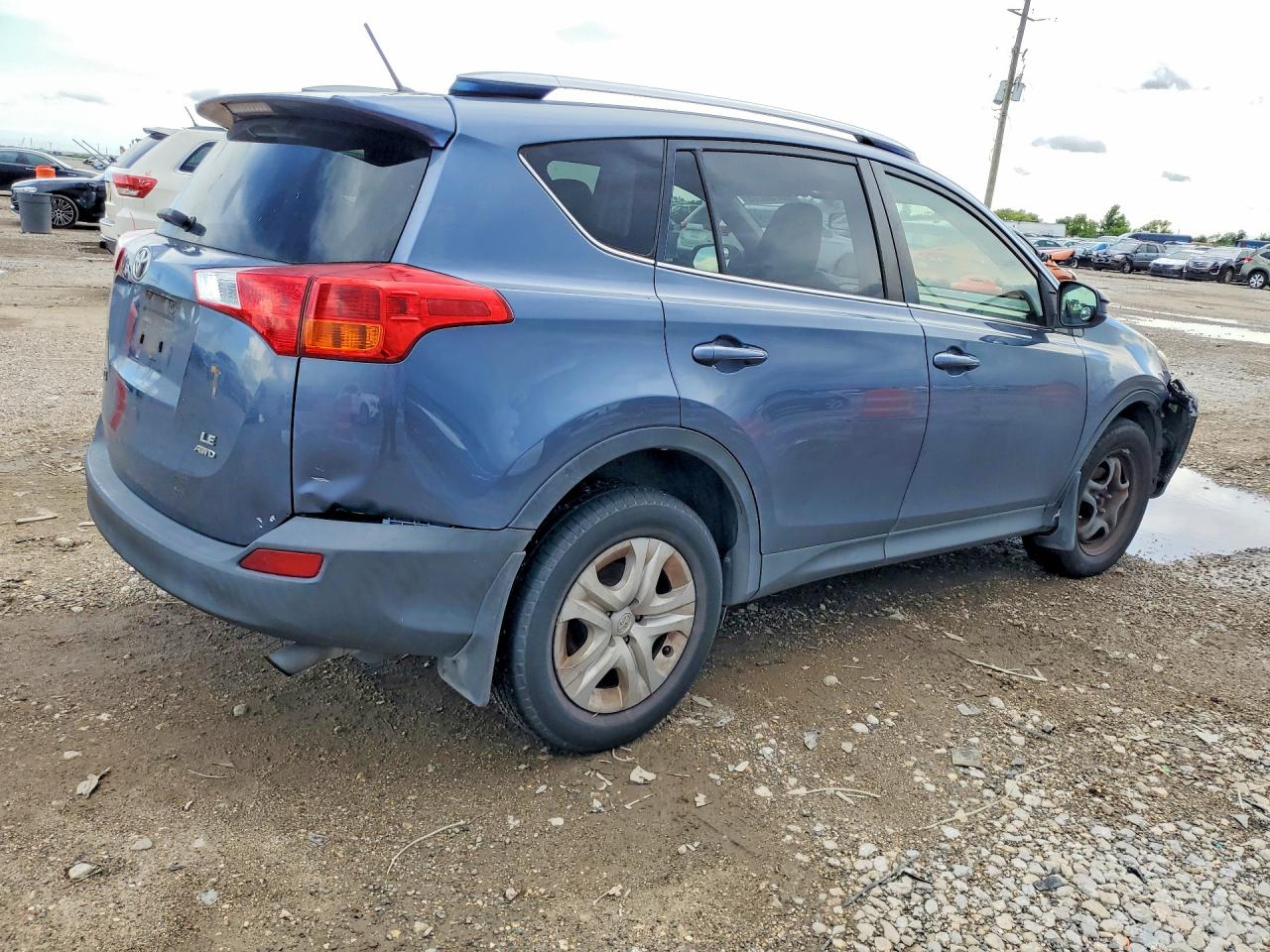2014 Toyota Rav4 Blue vin: JTMBFREV5ED088124