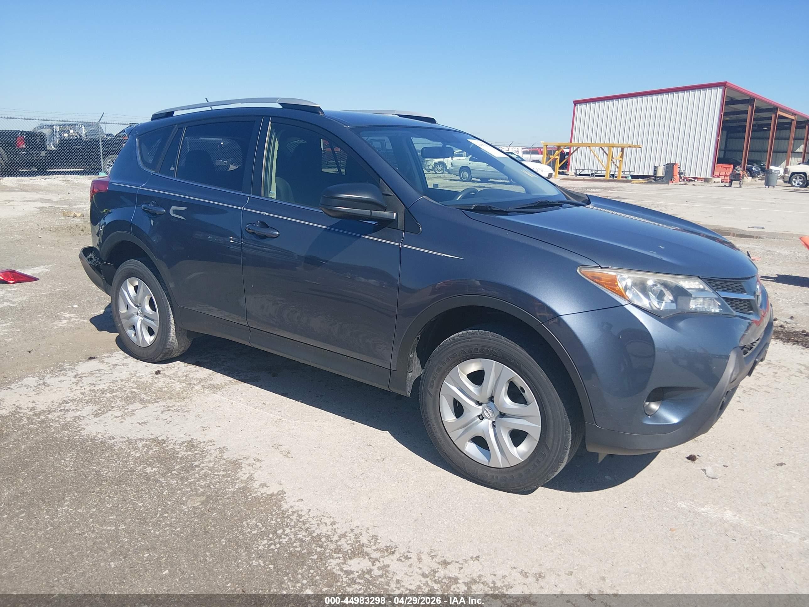 2014 Toyota Rav4 Le Синий vin: JTMBFREV5ED094327
