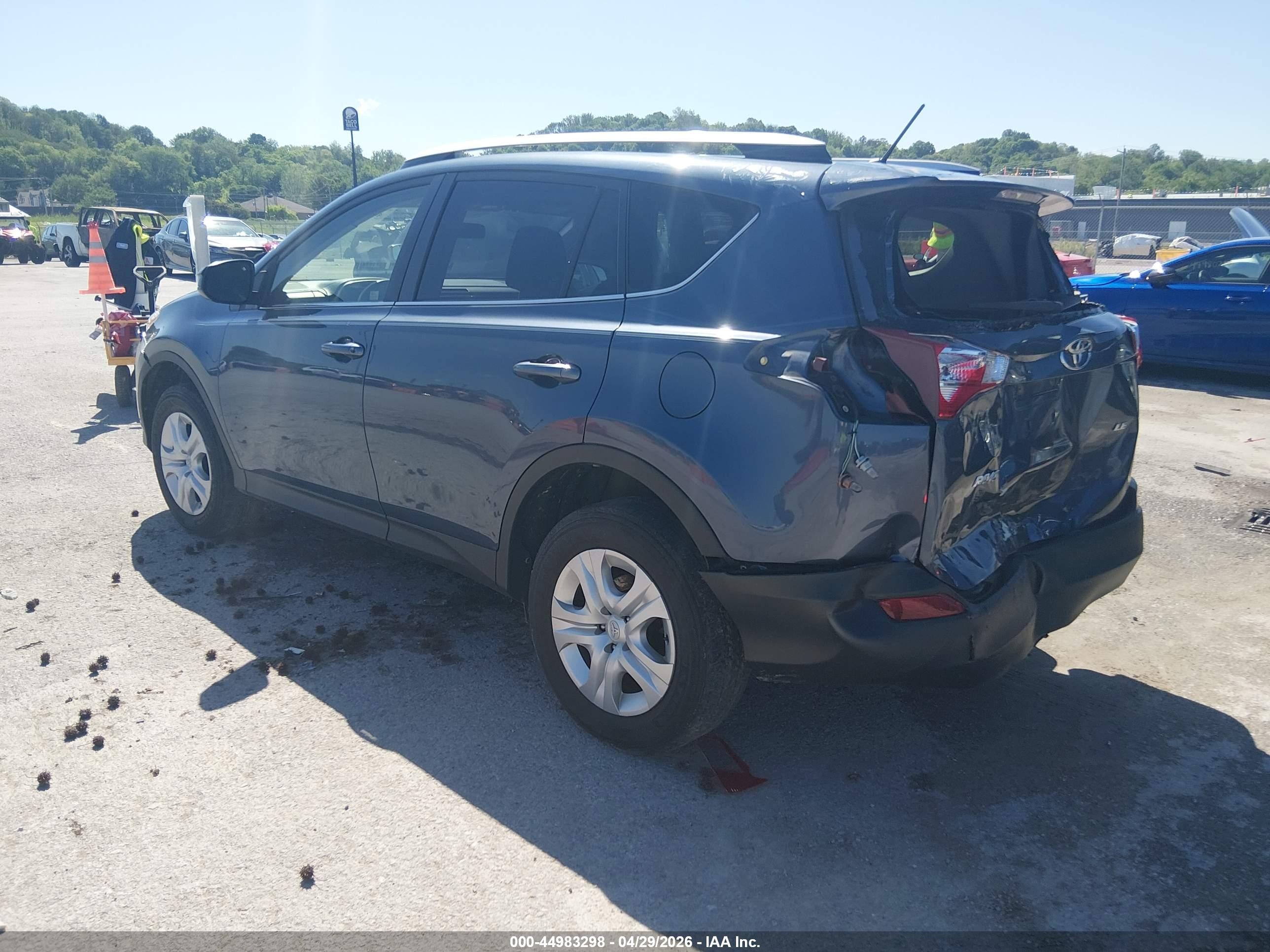 2014 Toyota Rav4 Le Синий vin: JTMBFREV5ED094327
