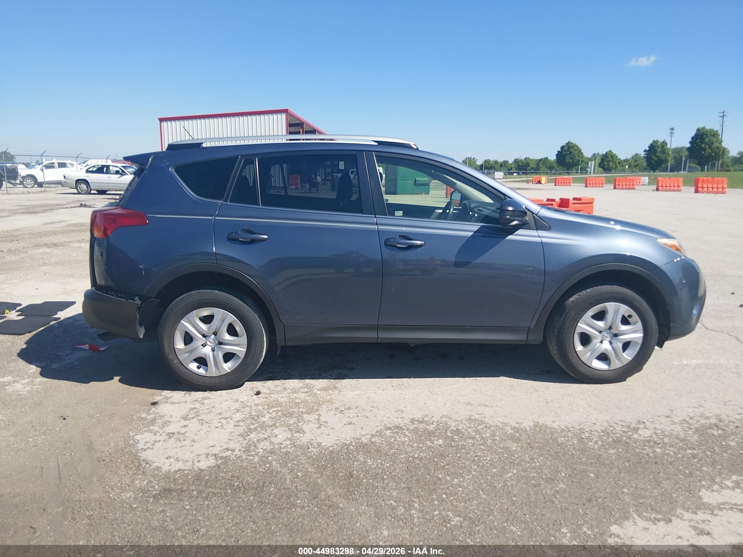 2014 Toyota Rav4 Le Синий vin: JTMBFREV5ED094327