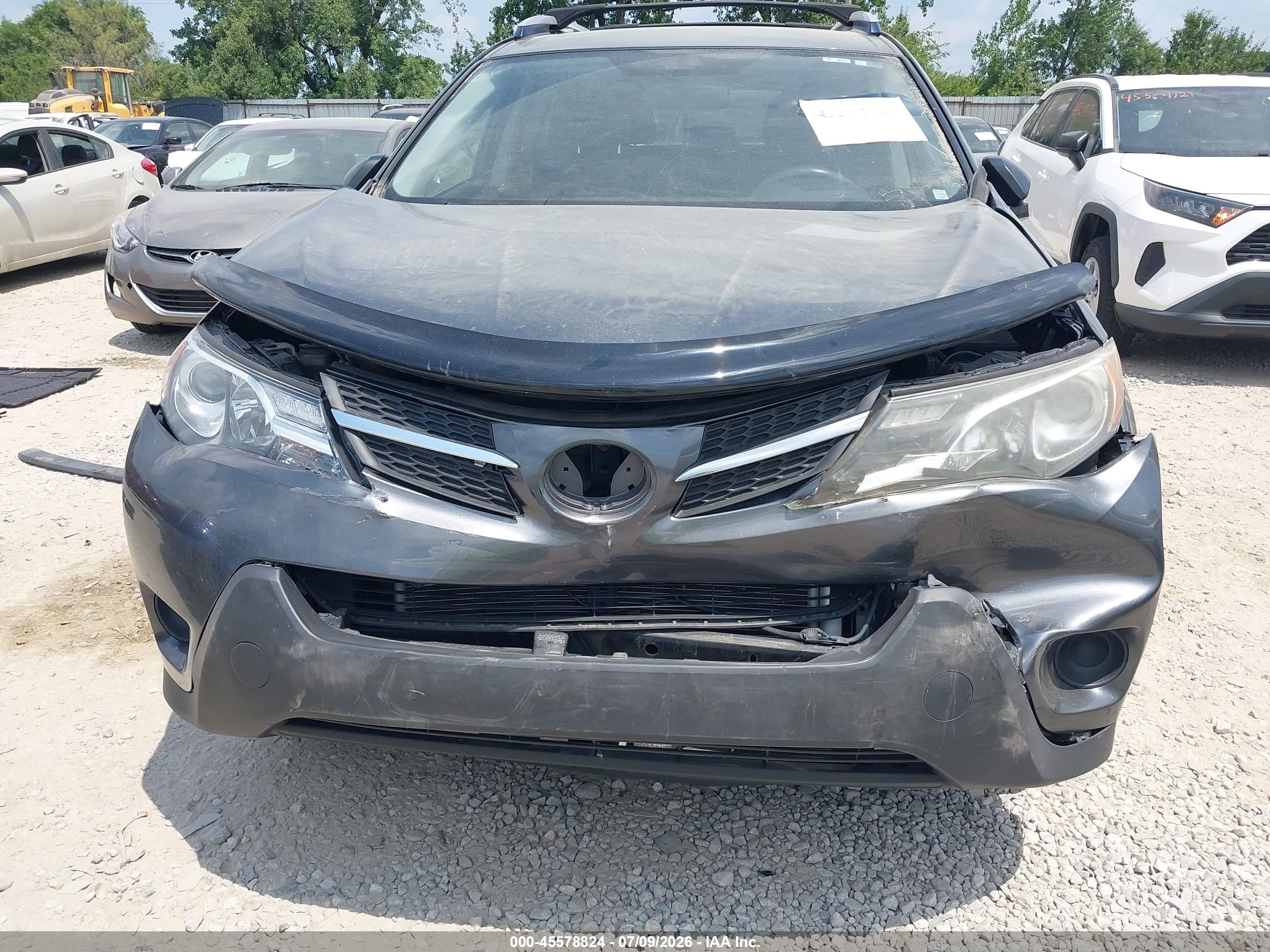 2015 Toyota Rav4 Le Серый vin: JTMBFREV5FD143897