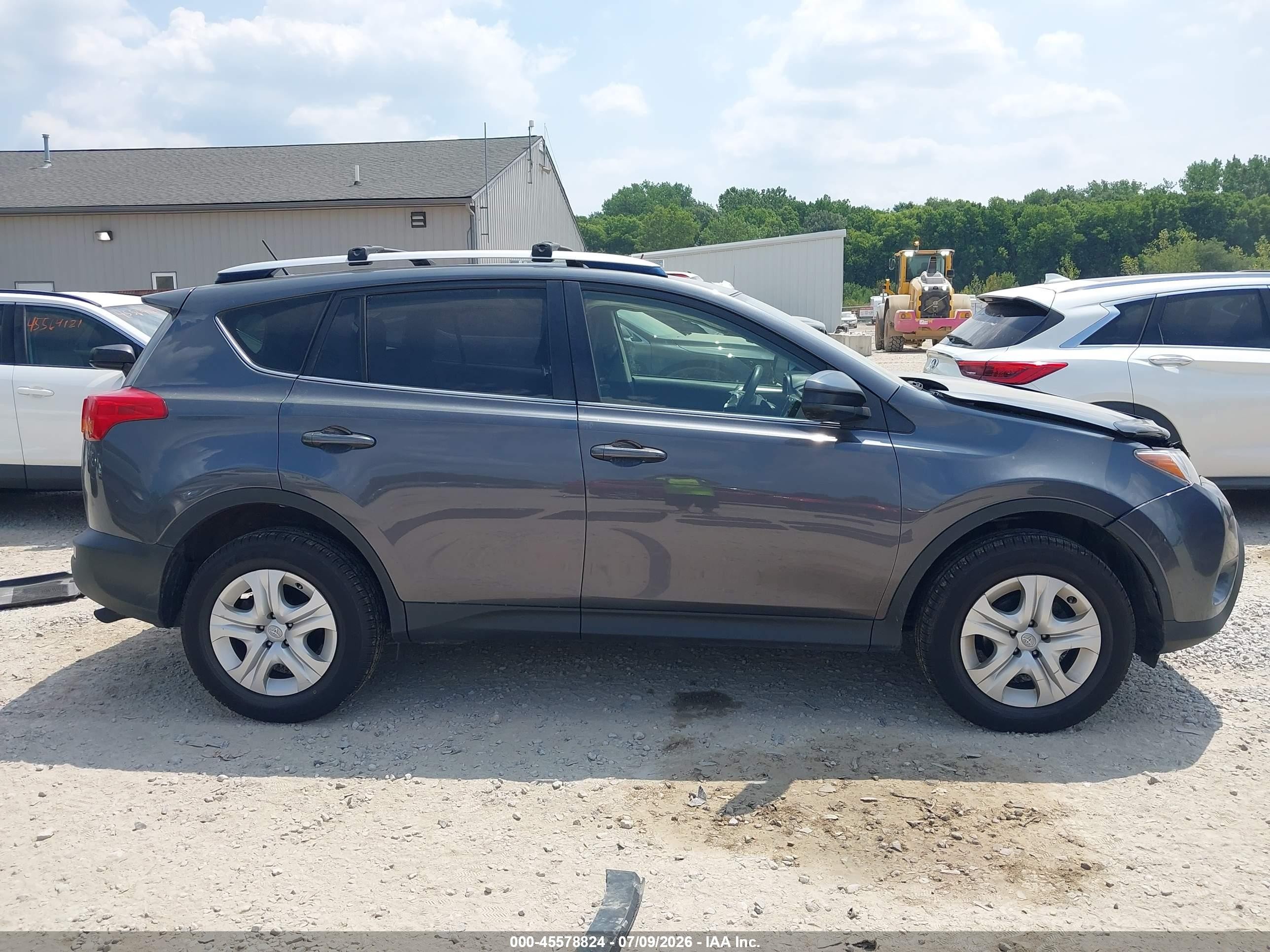 2015 Toyota Rav4 Le Серый vin: JTMBFREV5FD143897