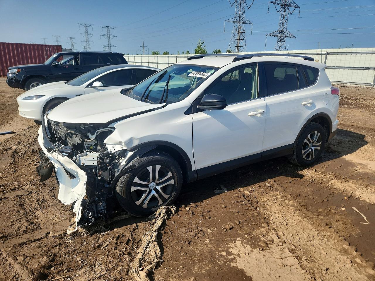 2017 Toyota Rav4 Le Белый vin: JTMBFREV5HJ107132