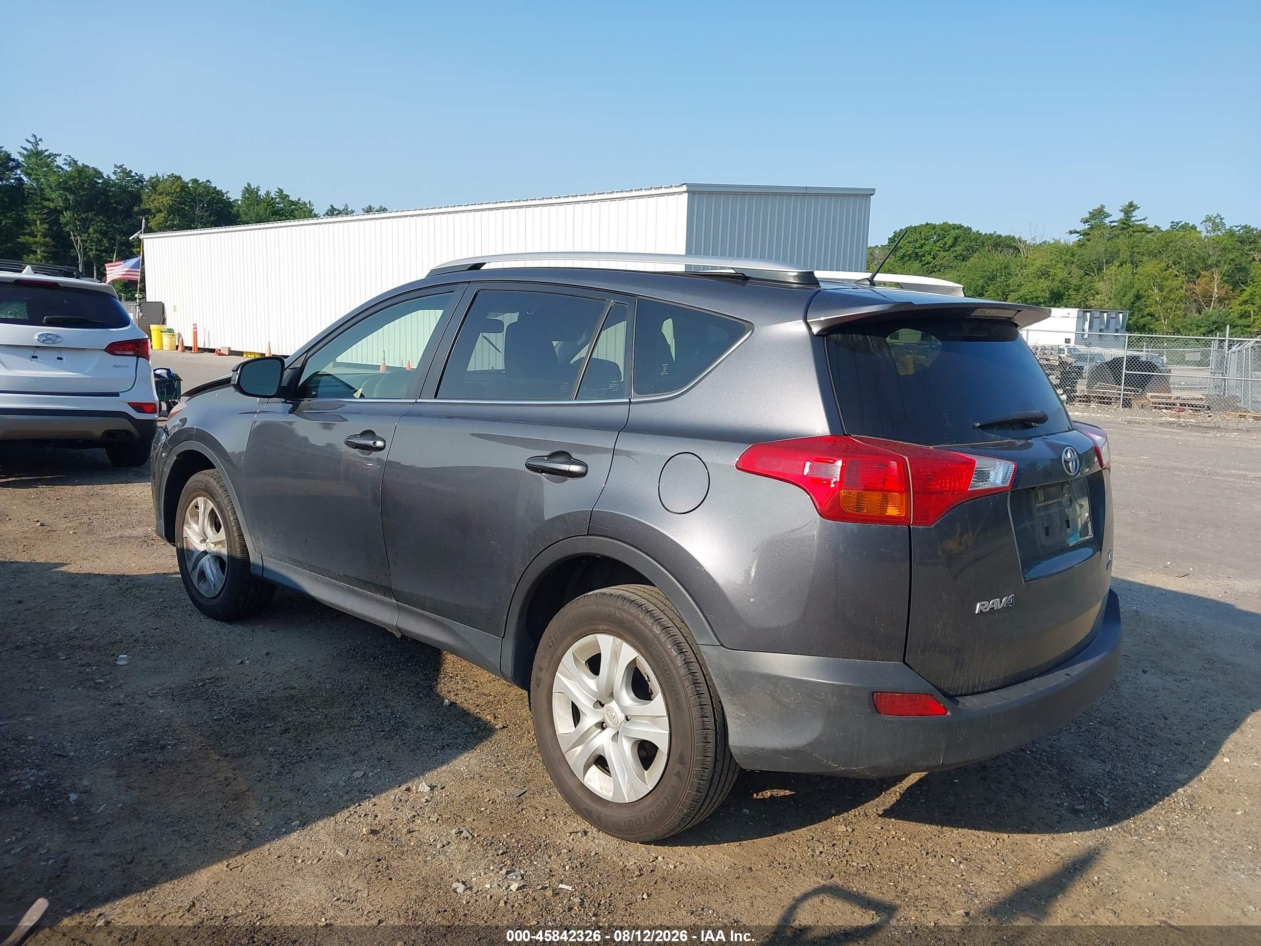 2013 Toyota Rav4 Le Серый vin: JTMBFREV6DD004407