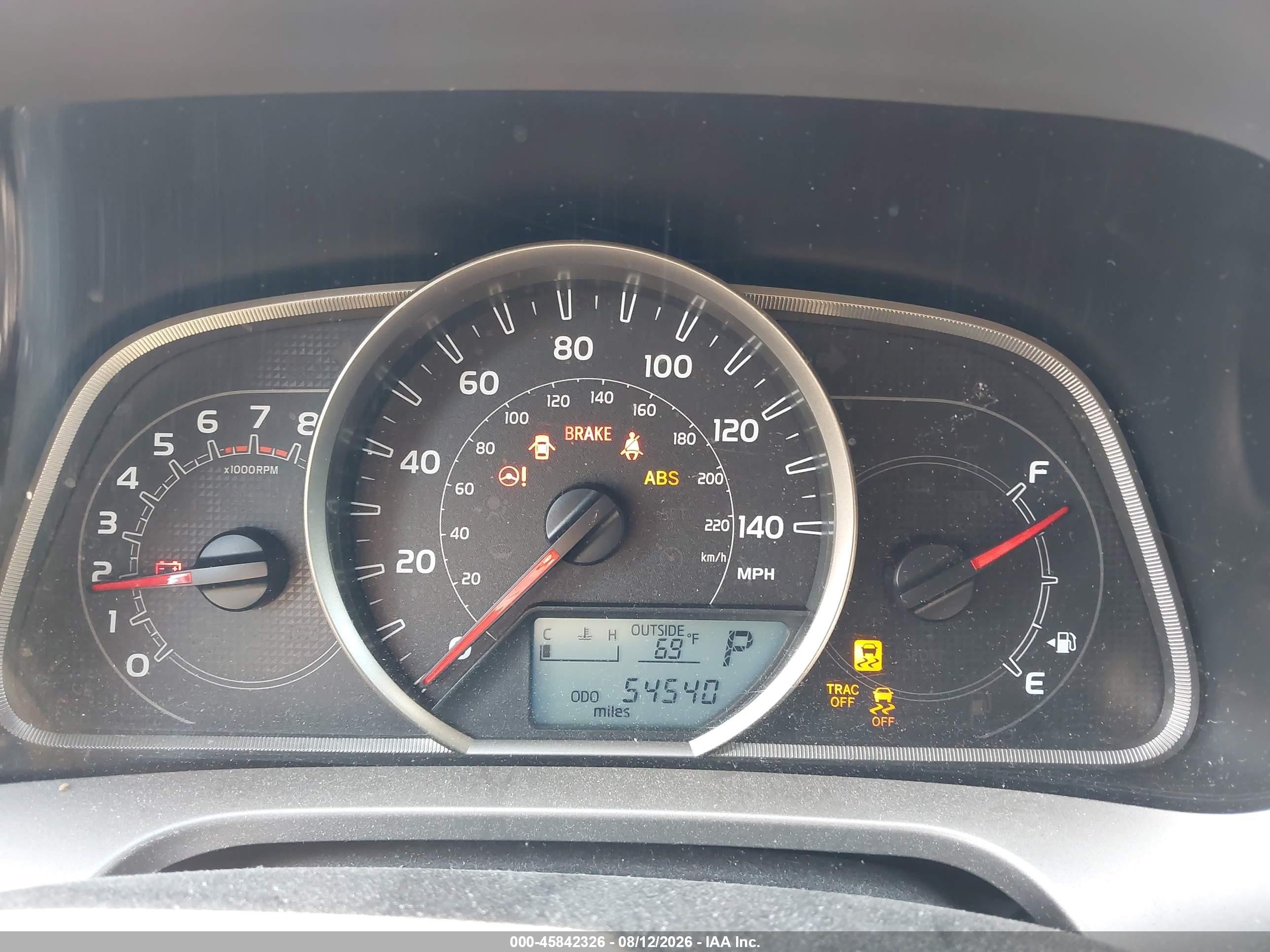 2013 Toyota Rav4 Le Серый vin: JTMBFREV6DD004407