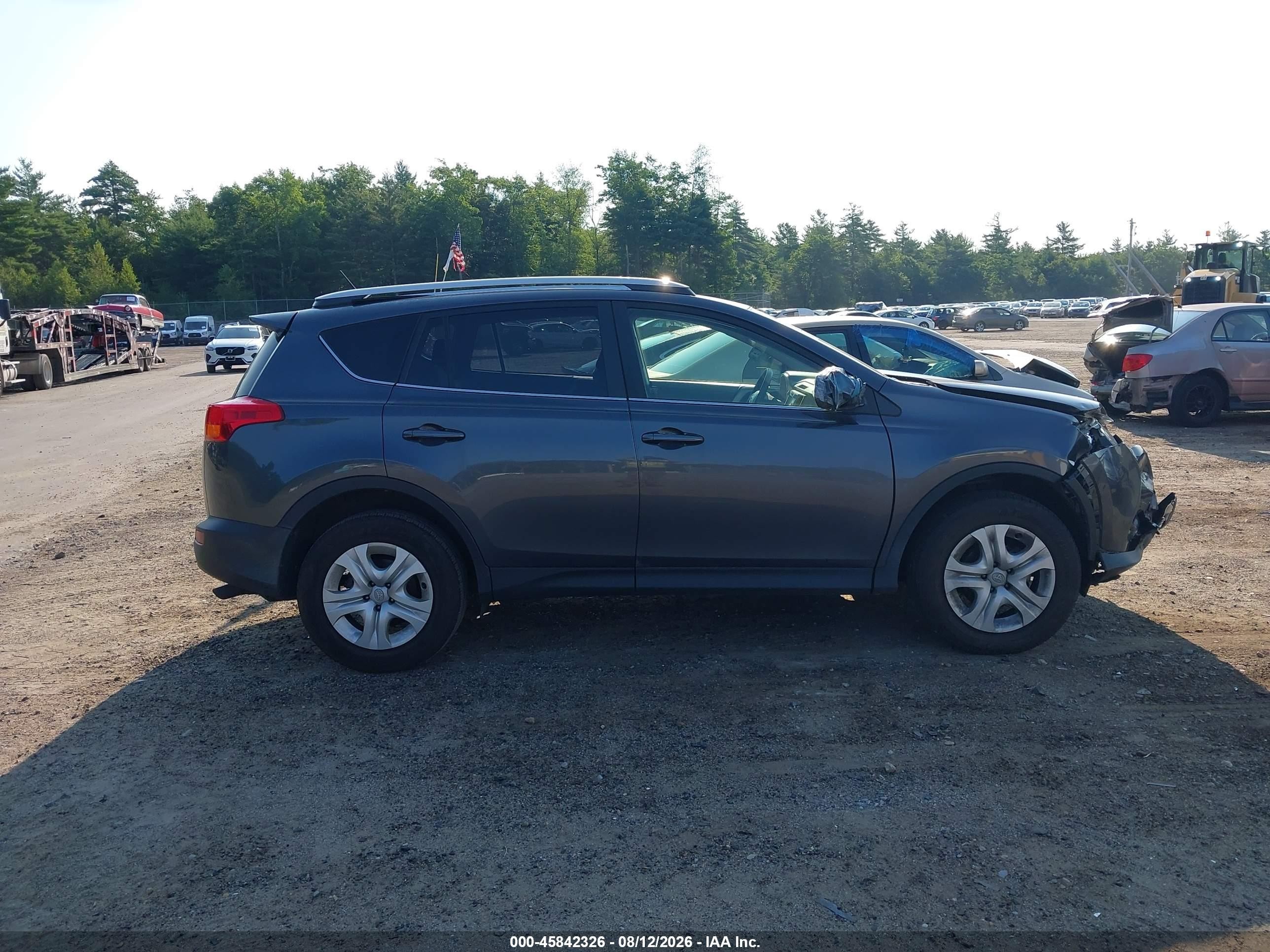 2013 Toyota Rav4 Le Серый vin: JTMBFREV6DD004407