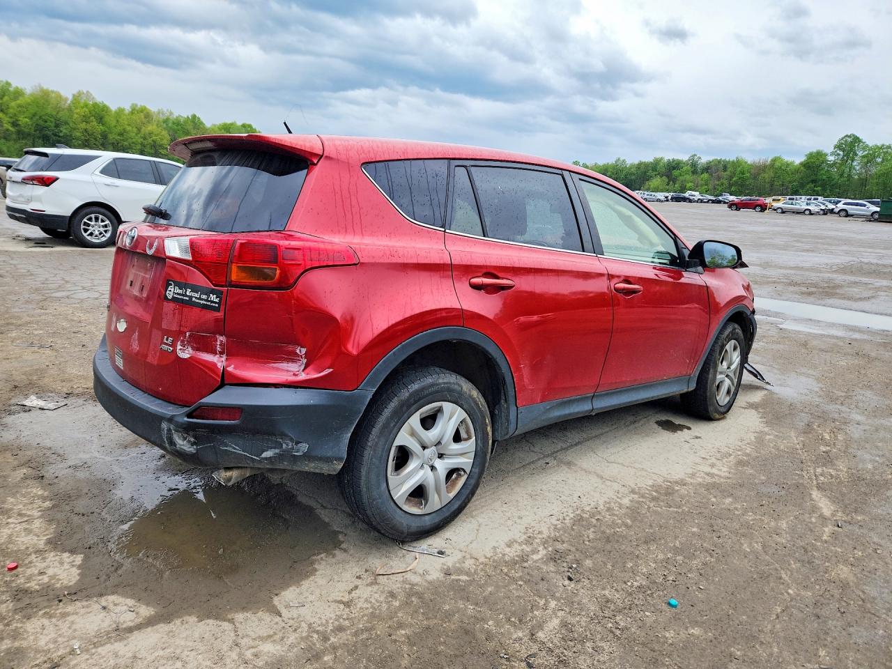2013 Toyota Rav4 Le Red vin: JTMBFREV6DD022390