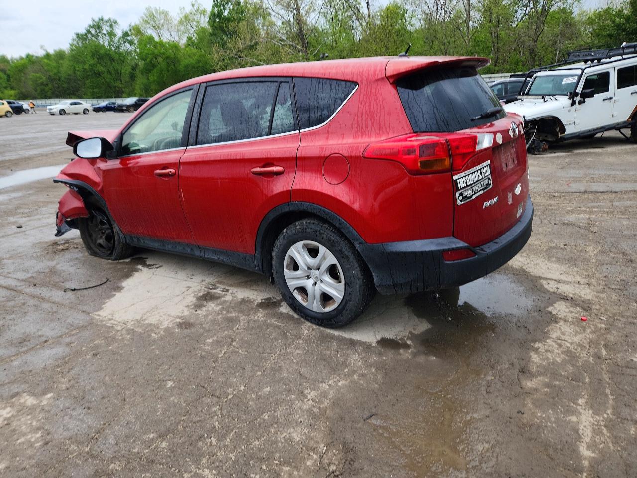 2013 Toyota Rav4 Le Red vin: JTMBFREV6DD022390