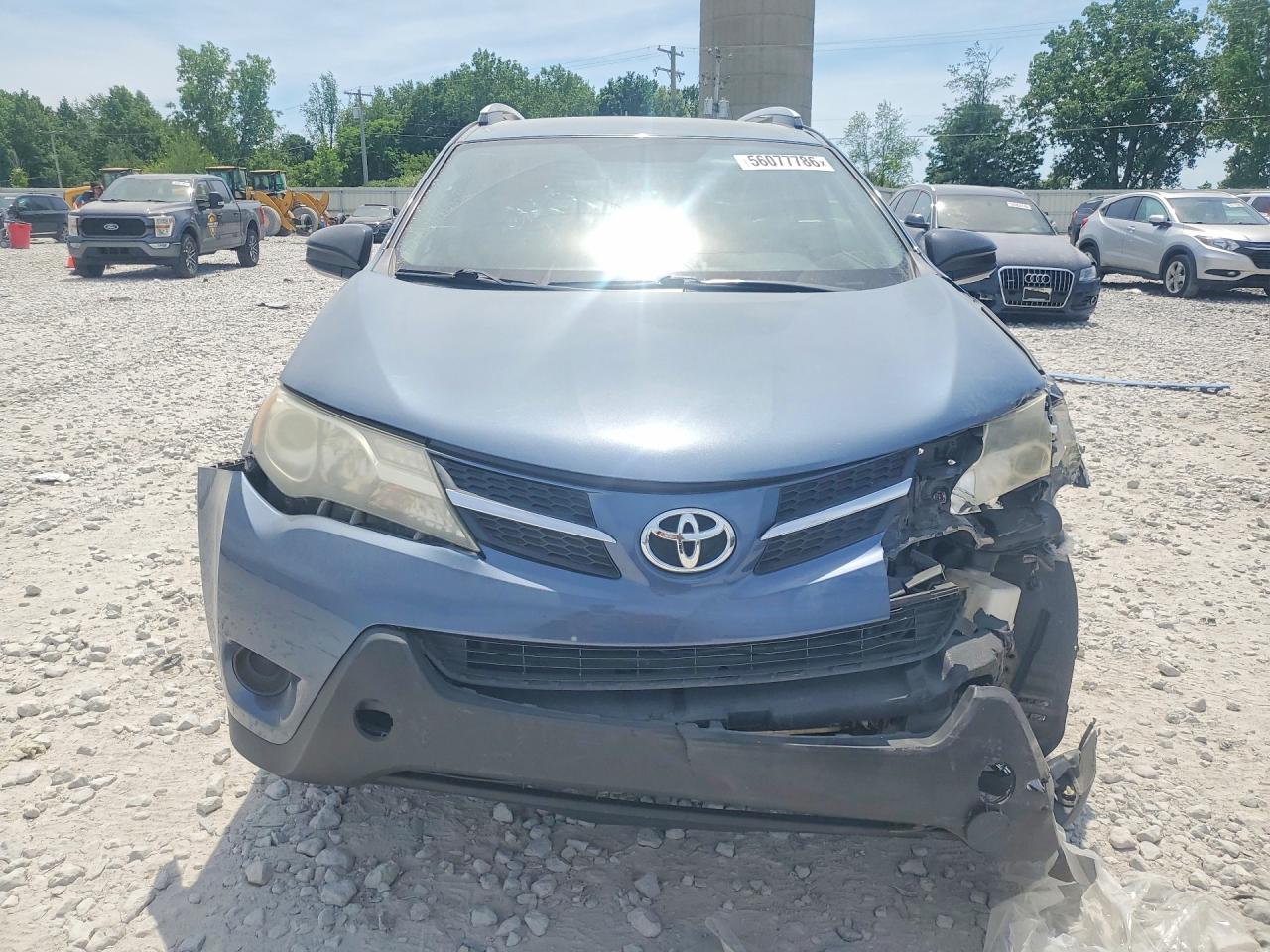 2014 Toyota Rav4 Le Blue vin: JTMBFREV6ED091307