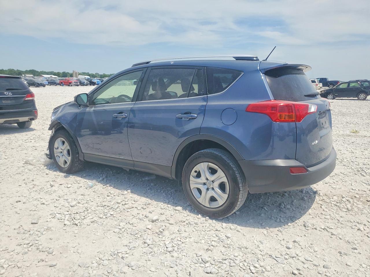 2014 Toyota Rav4 Le Blue vin: JTMBFREV6ED091307
