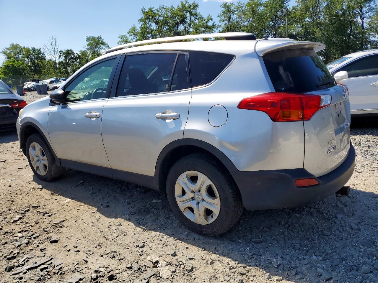 2014 Toyota Rav4 Le Silver vin: JTMBFREV6EJ003549