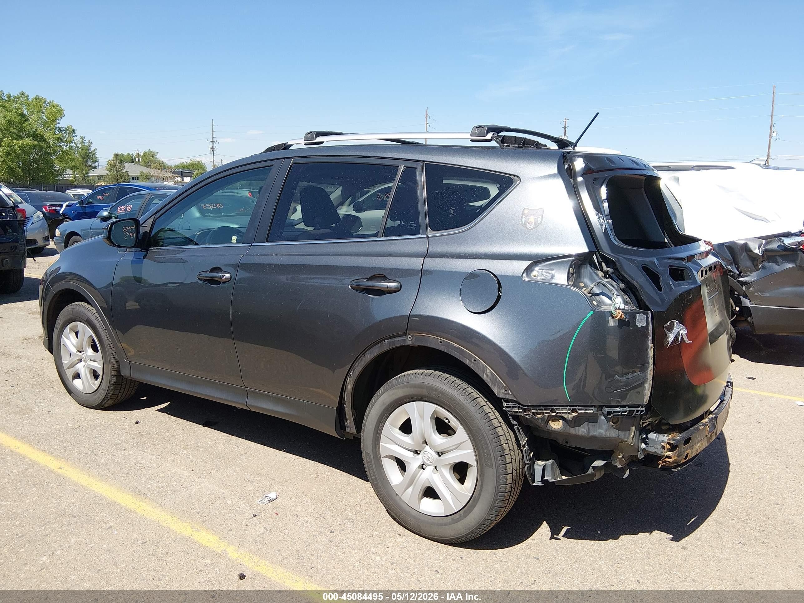 2015 Toyota Rav4 Le Black vin: JTMBFREV6FD137929