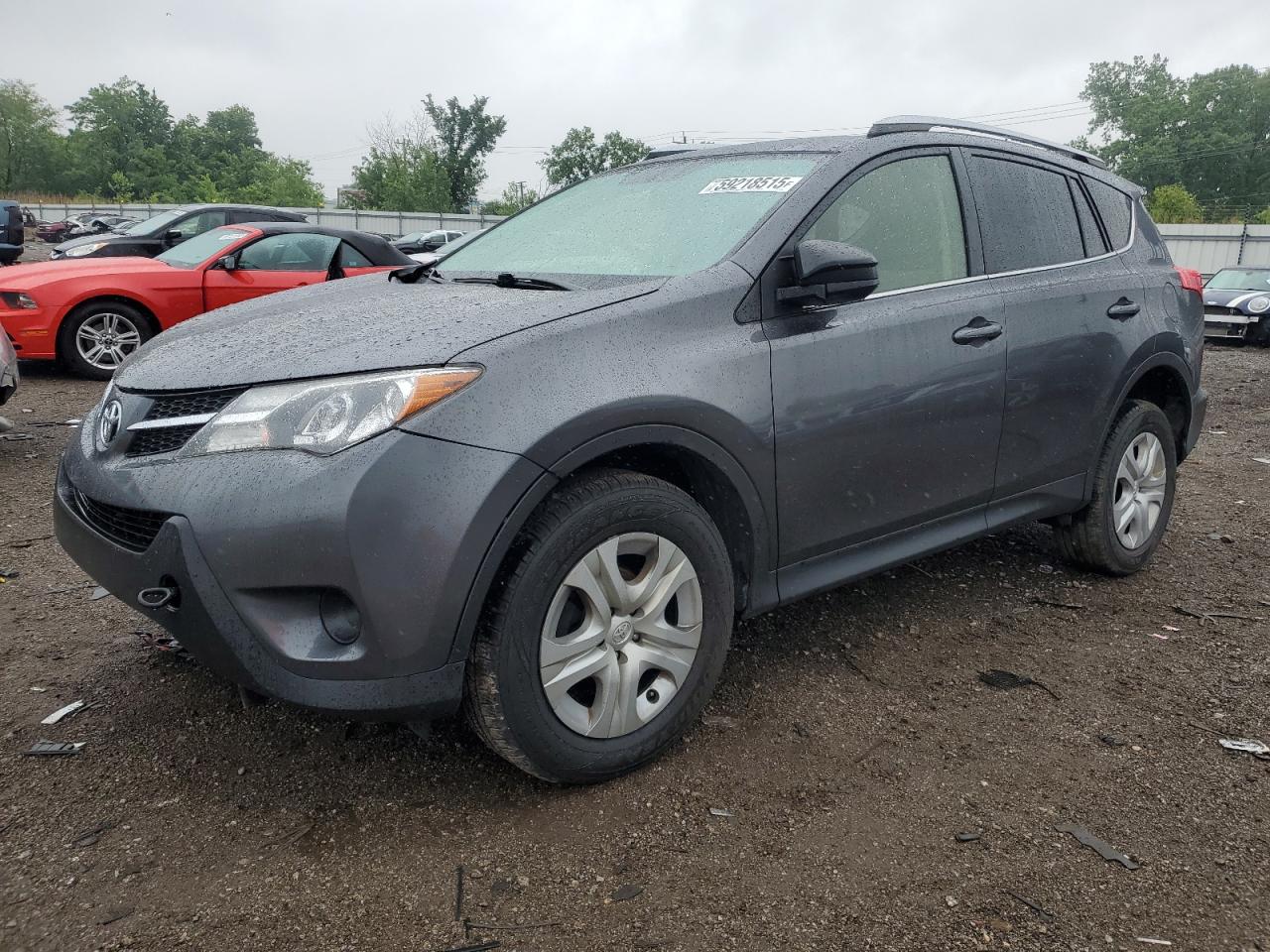 2015 Toyota Rav4 Le Gray vin: JTMBFREV6FJ016934