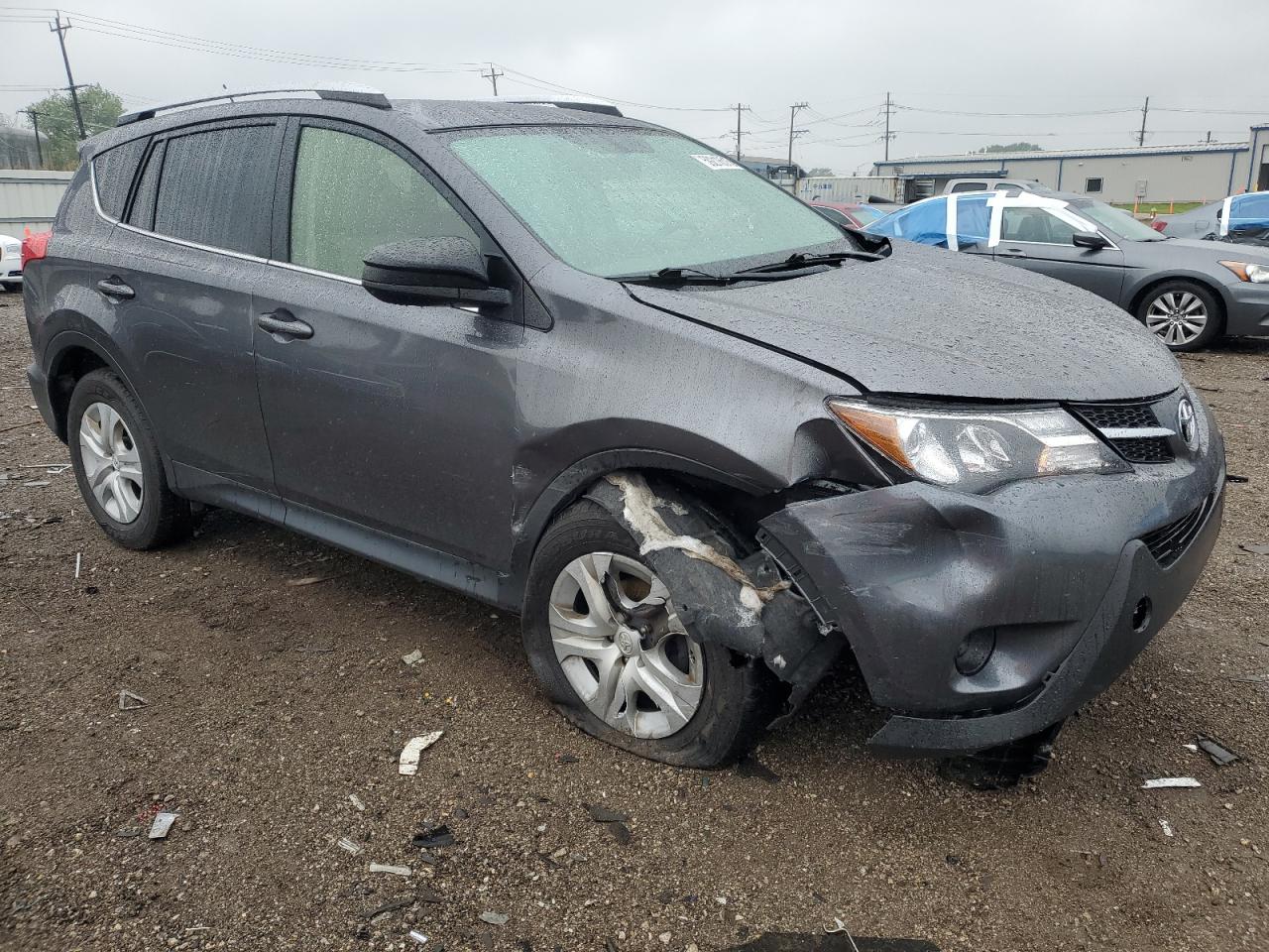 2015 Toyota Rav4 Le Gray vin: JTMBFREV6FJ016934