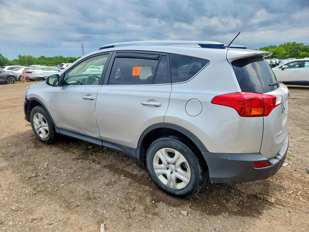 2013 Toyota Rav4 Le Silver vin: JTMBFREV7D5000487