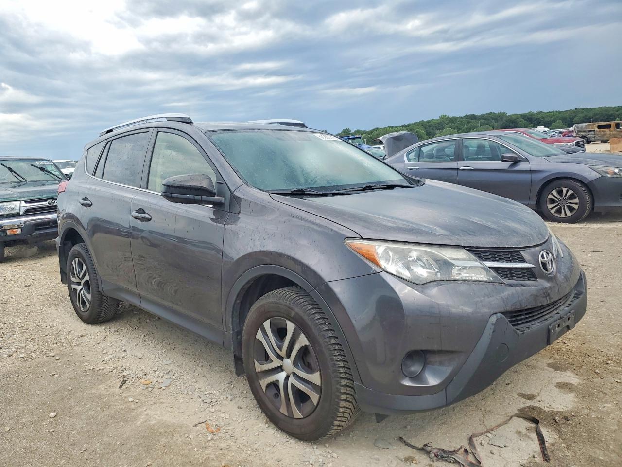 2013 Toyota Rav4 Le Серый vin: JTMBFREV7D5013563