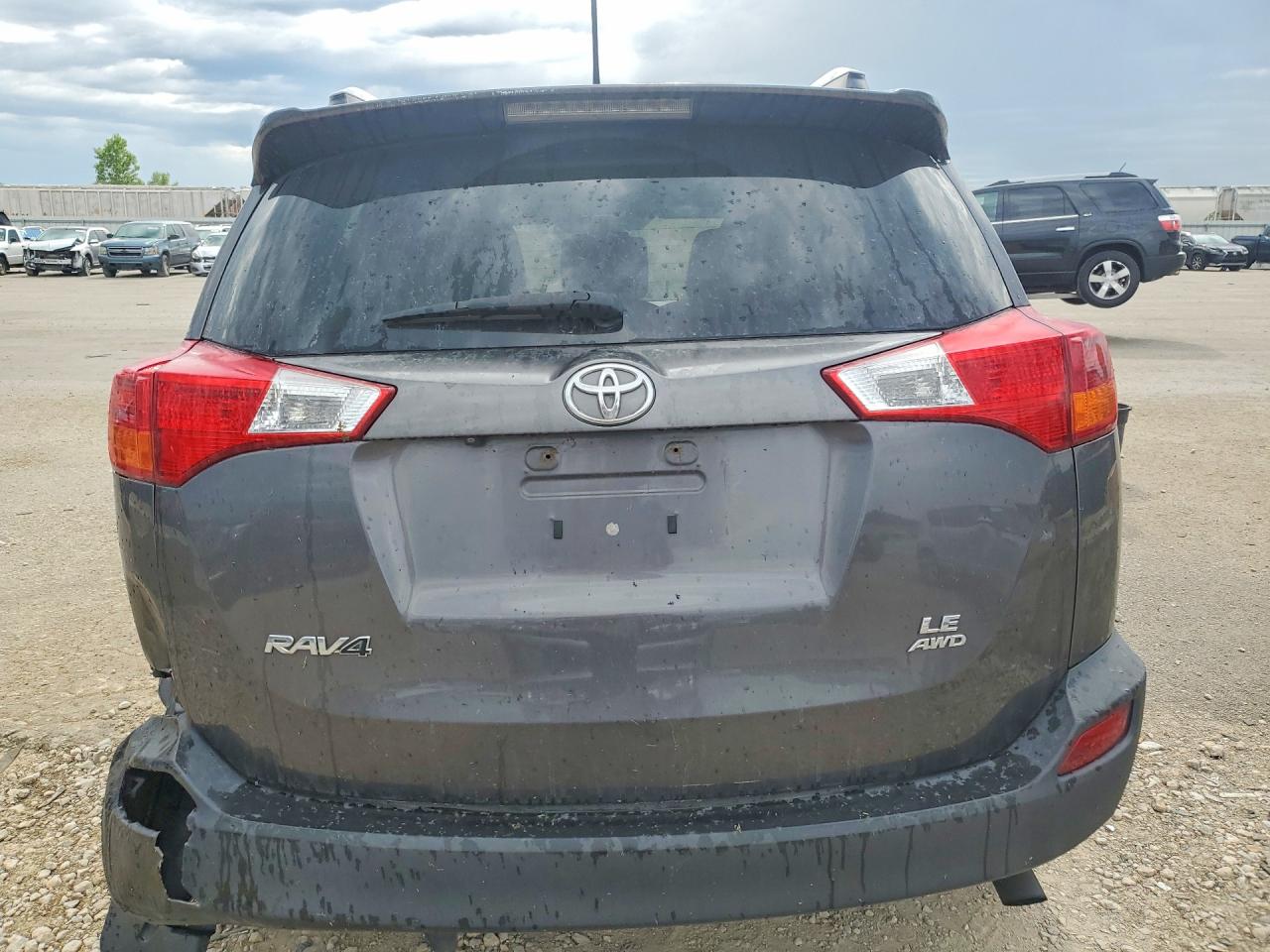 2013 Toyota Rav4 Le Серый vin: JTMBFREV7D5013563