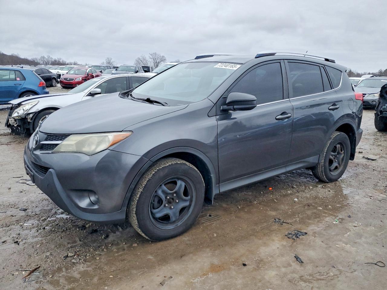 2014 Toyota Rav4 Le Gray vin: JTMBFREV7ED052158