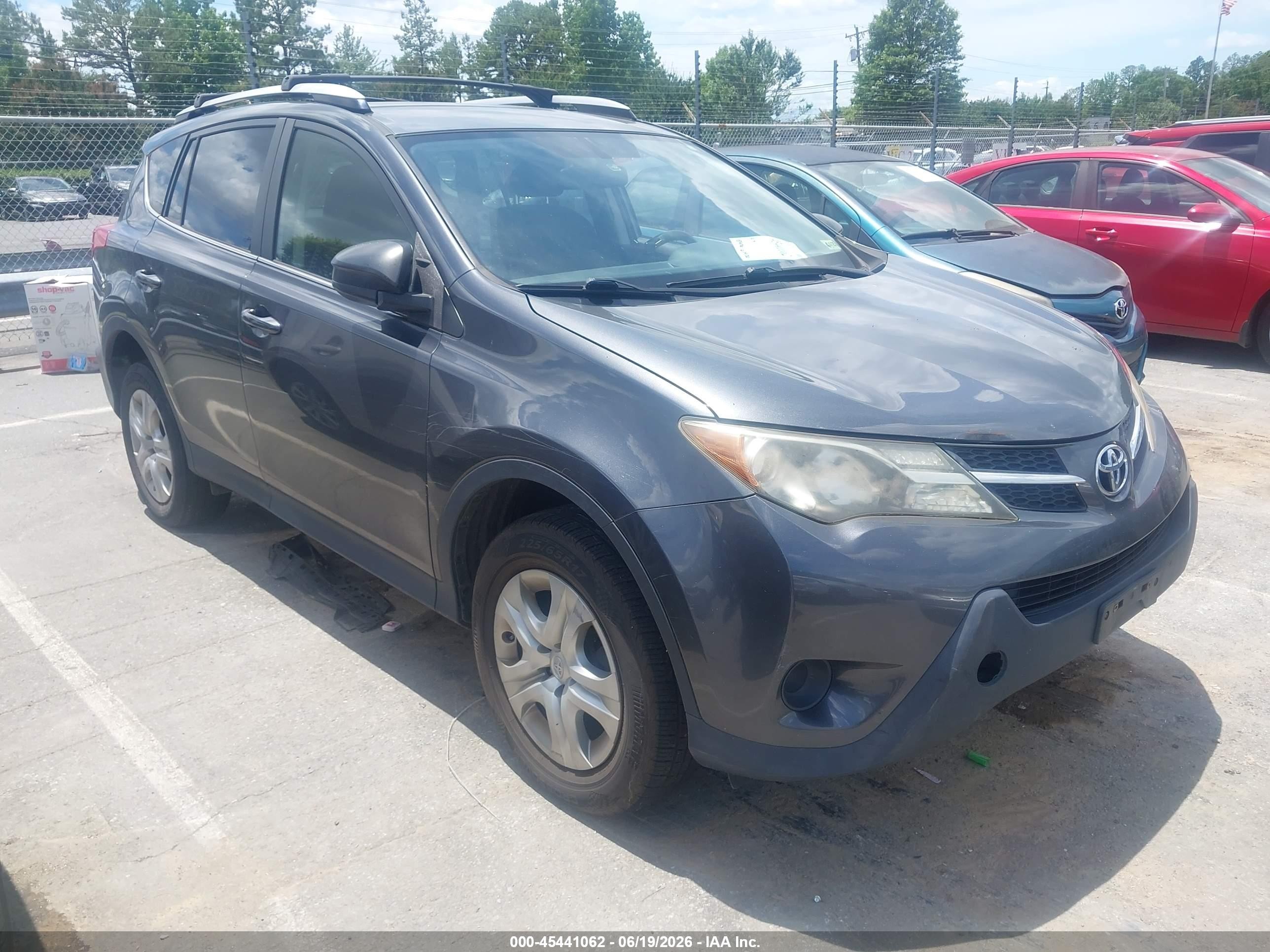 2014 Toyota Rav4 Le Gray vin: JTMBFREV7ED068652