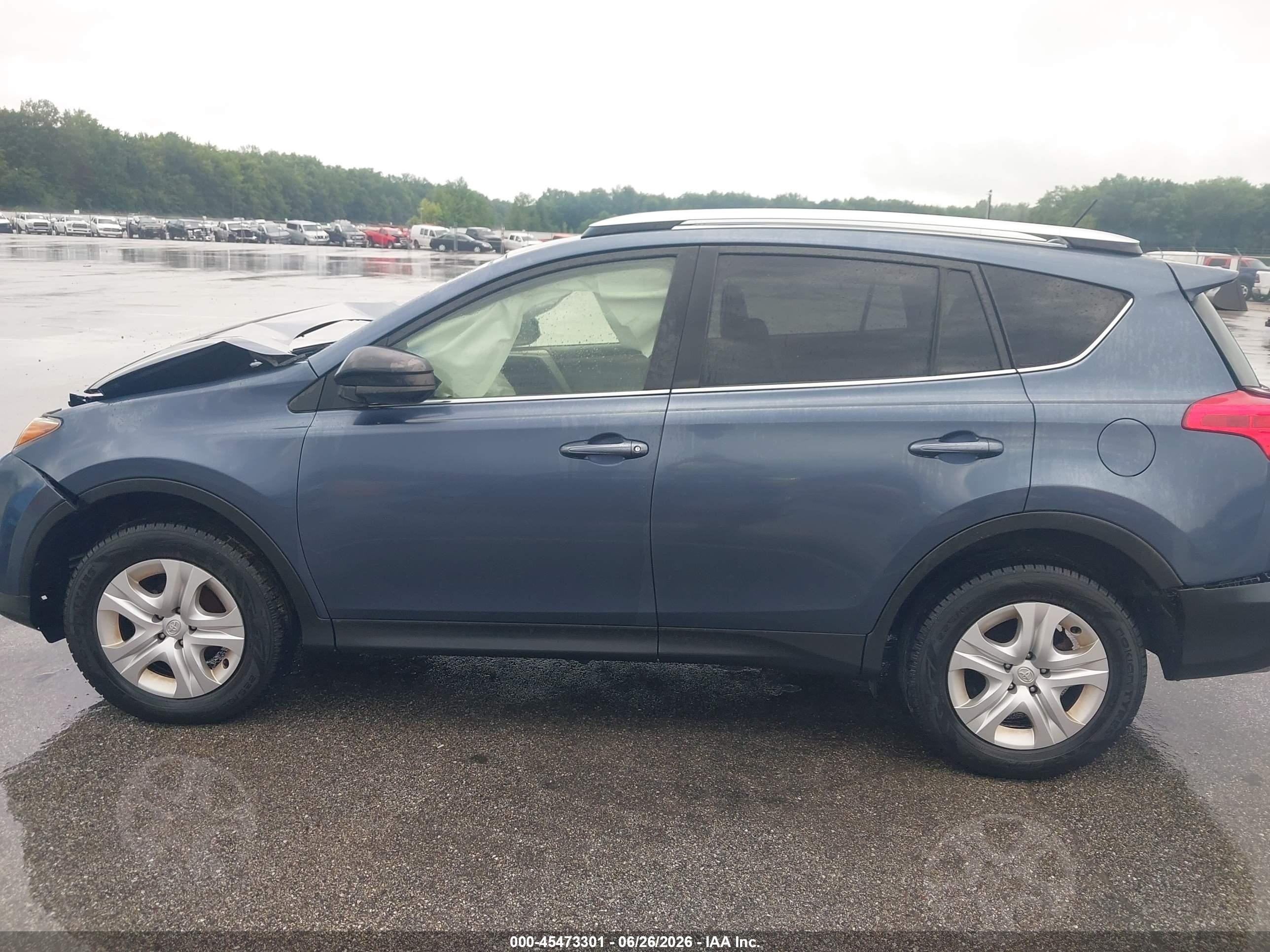 2014 Toyota Rav4 Le Синий vin: JTMBFREV7ED076931