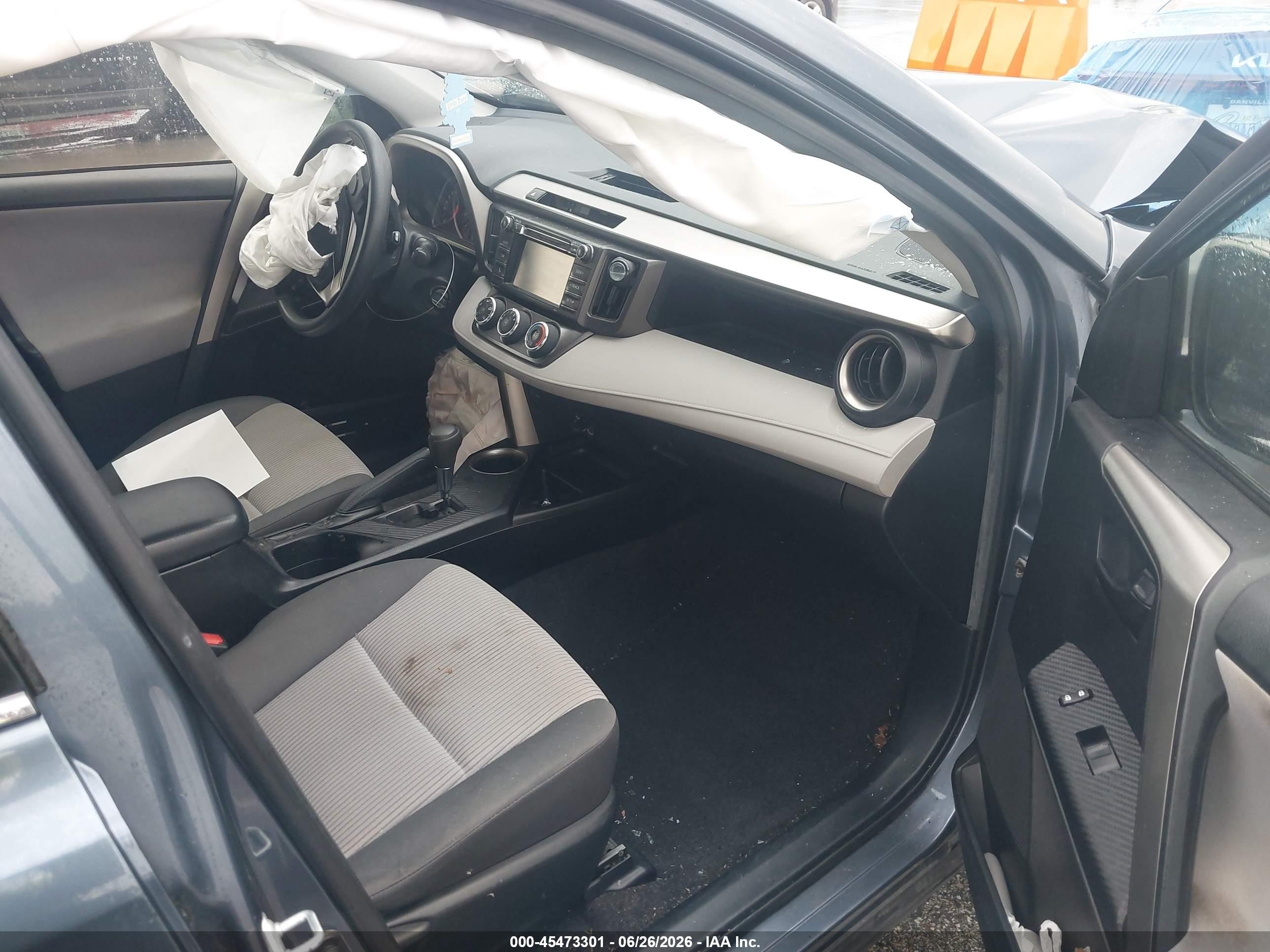 2014 Toyota Rav4 Le Синий vin: JTMBFREV7ED076931