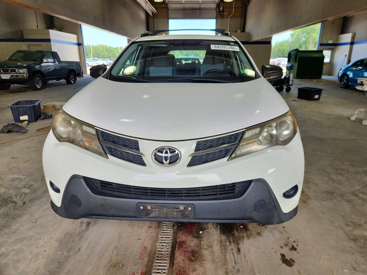 2014 Toyota Rav4 Le Белый vin: JTMBFREV7EJ003401