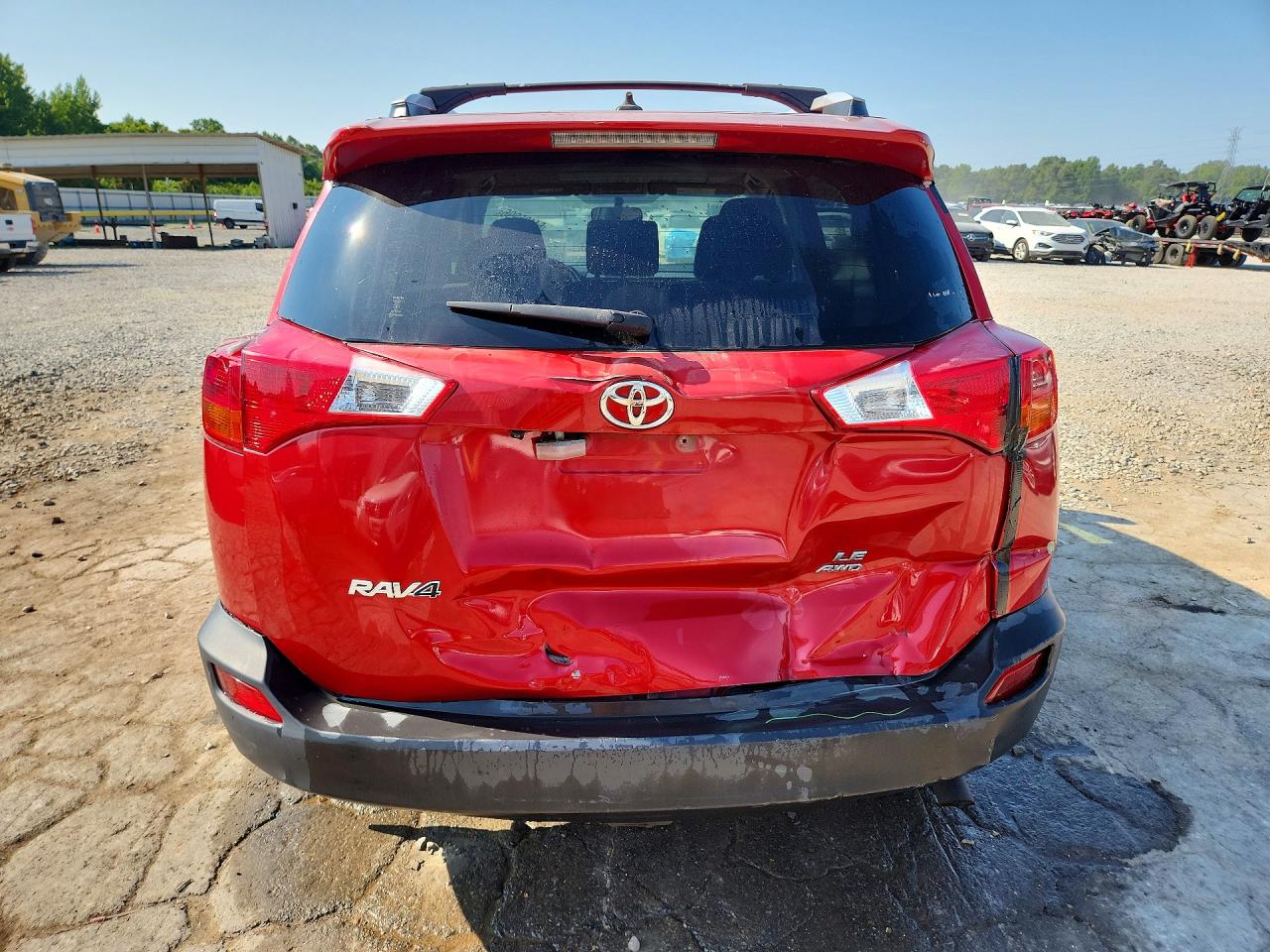 2014 Toyota Rav4 Le Red vin: JTMBFREV7EJ004080
