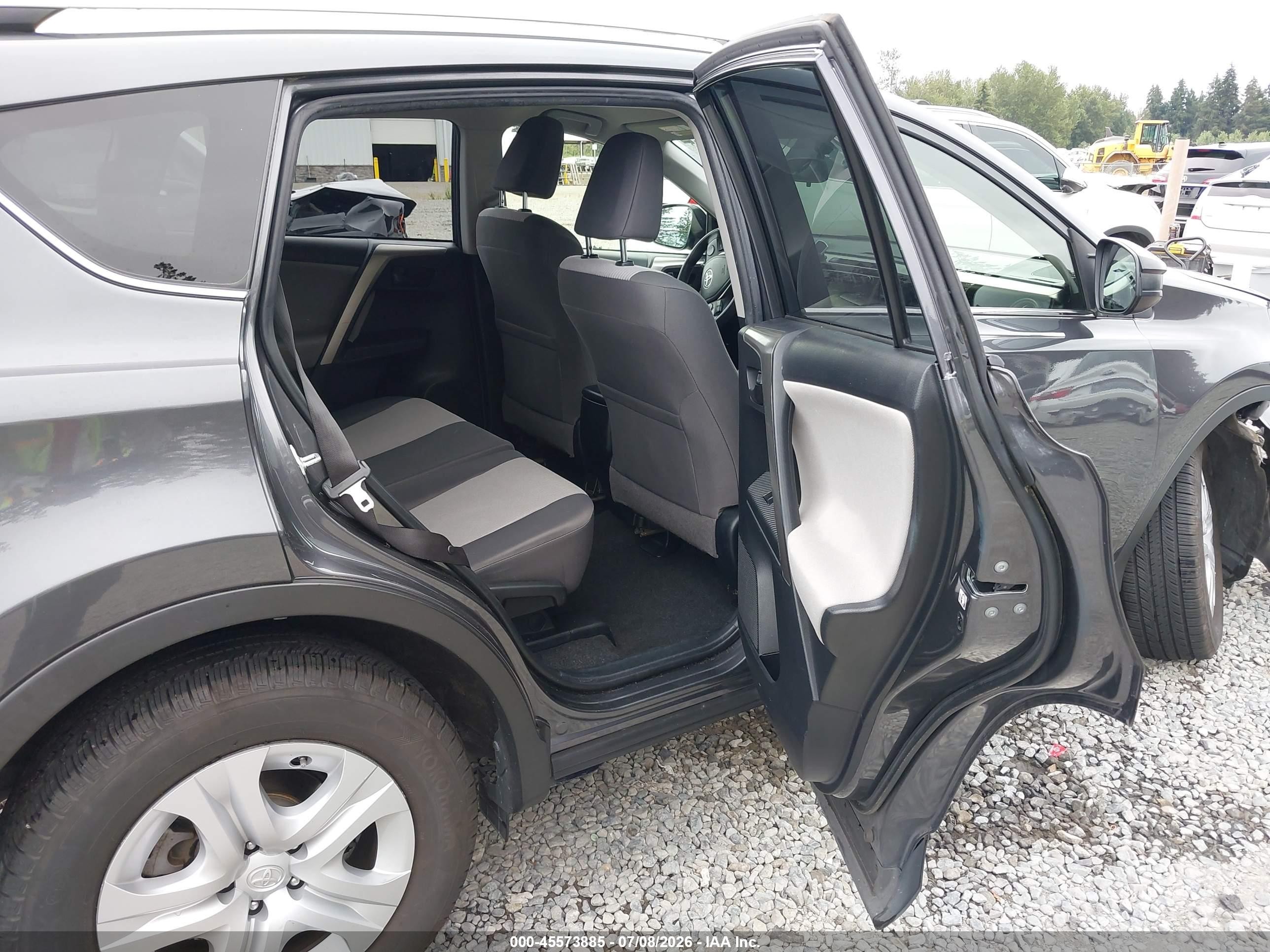 2015 Toyota Rav4 Le Серый vin: JTMBFREV7FD096792