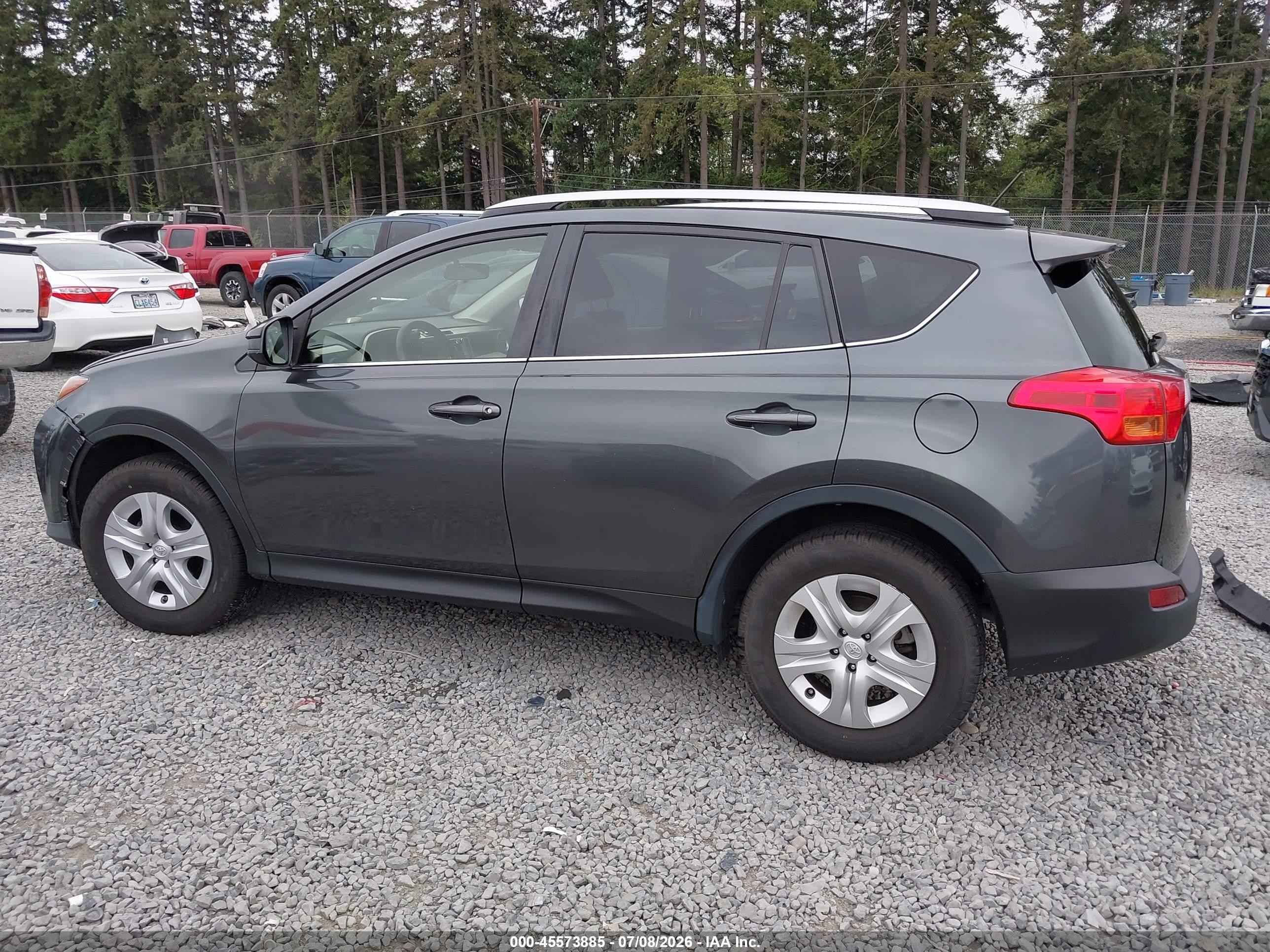 2015 Toyota Rav4 Le Серый vin: JTMBFREV7FD096792